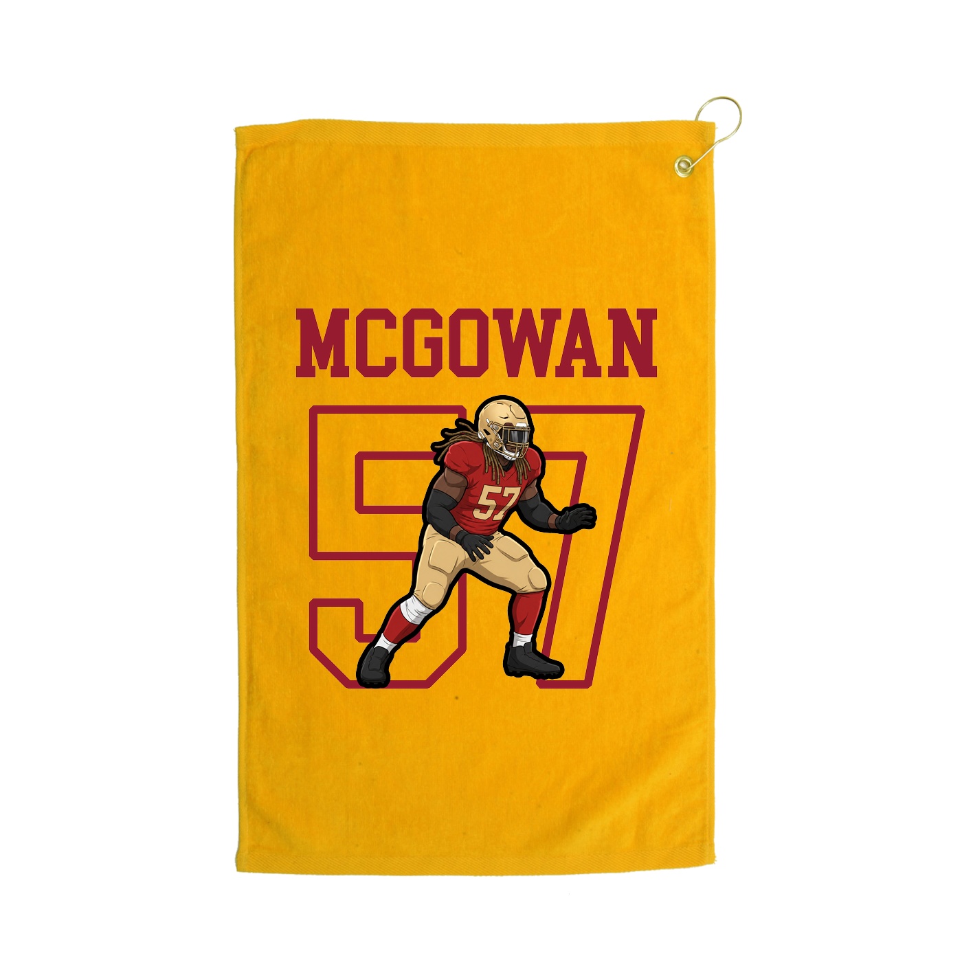 Golf Towel — Shirsey in Gold