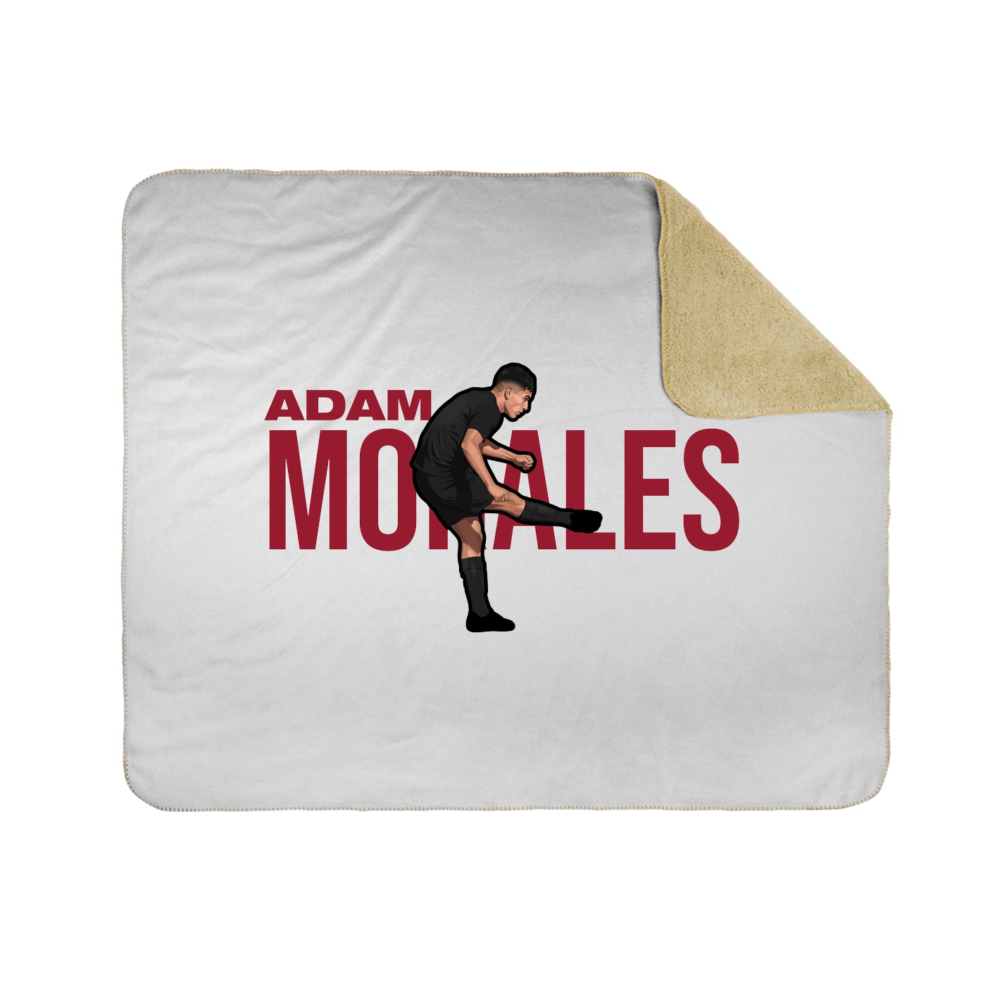 Throw Blanket — Player Name in White