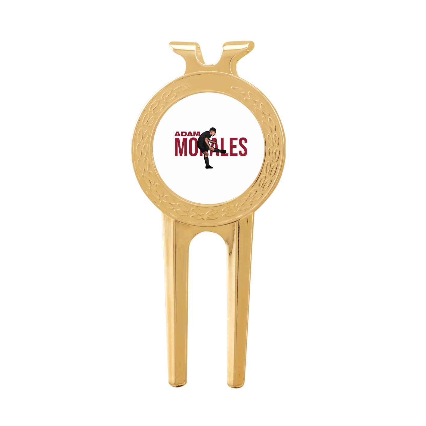 Divot Tool with Ball Marker — Player Name in Classic
