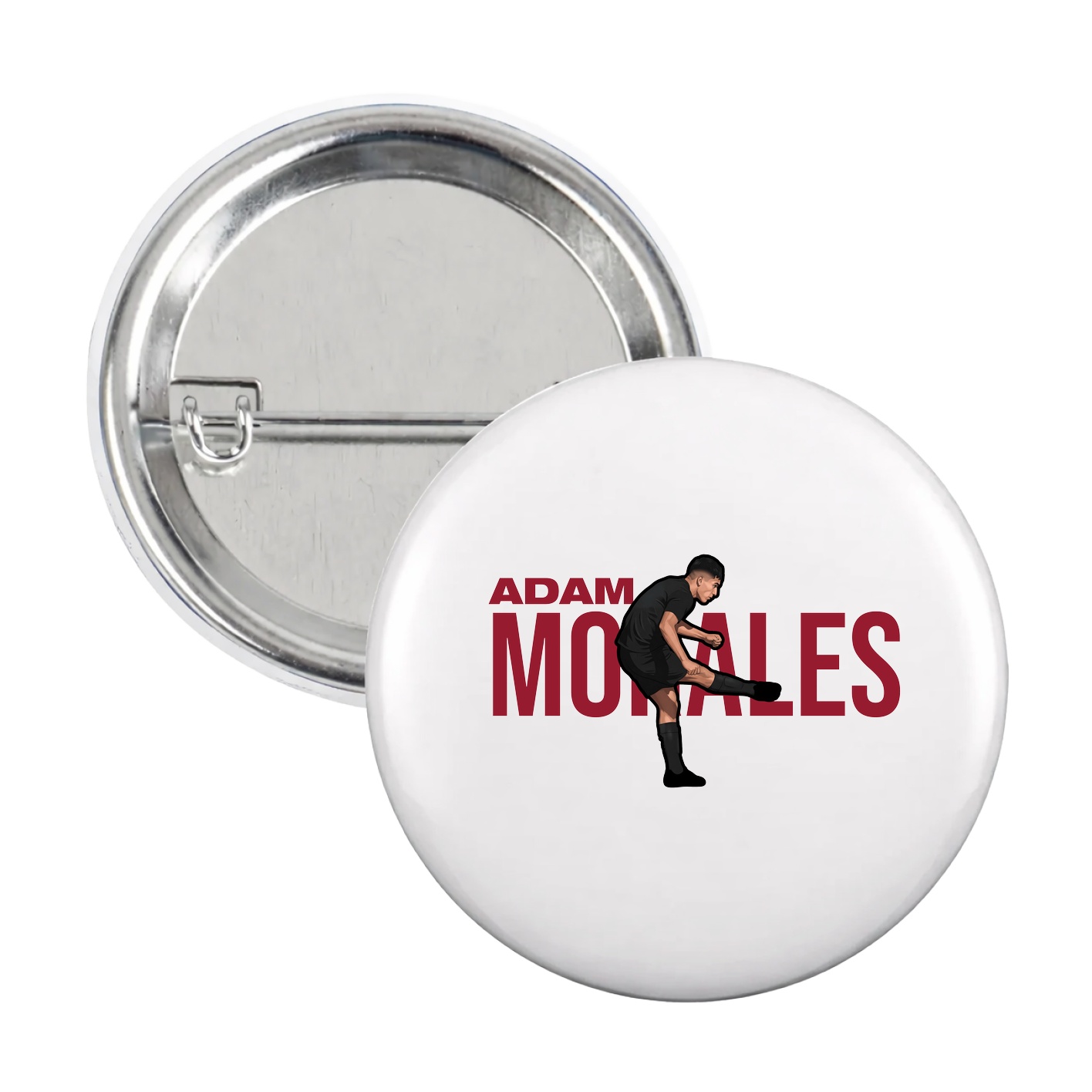 Game Day Button — Player Name in White