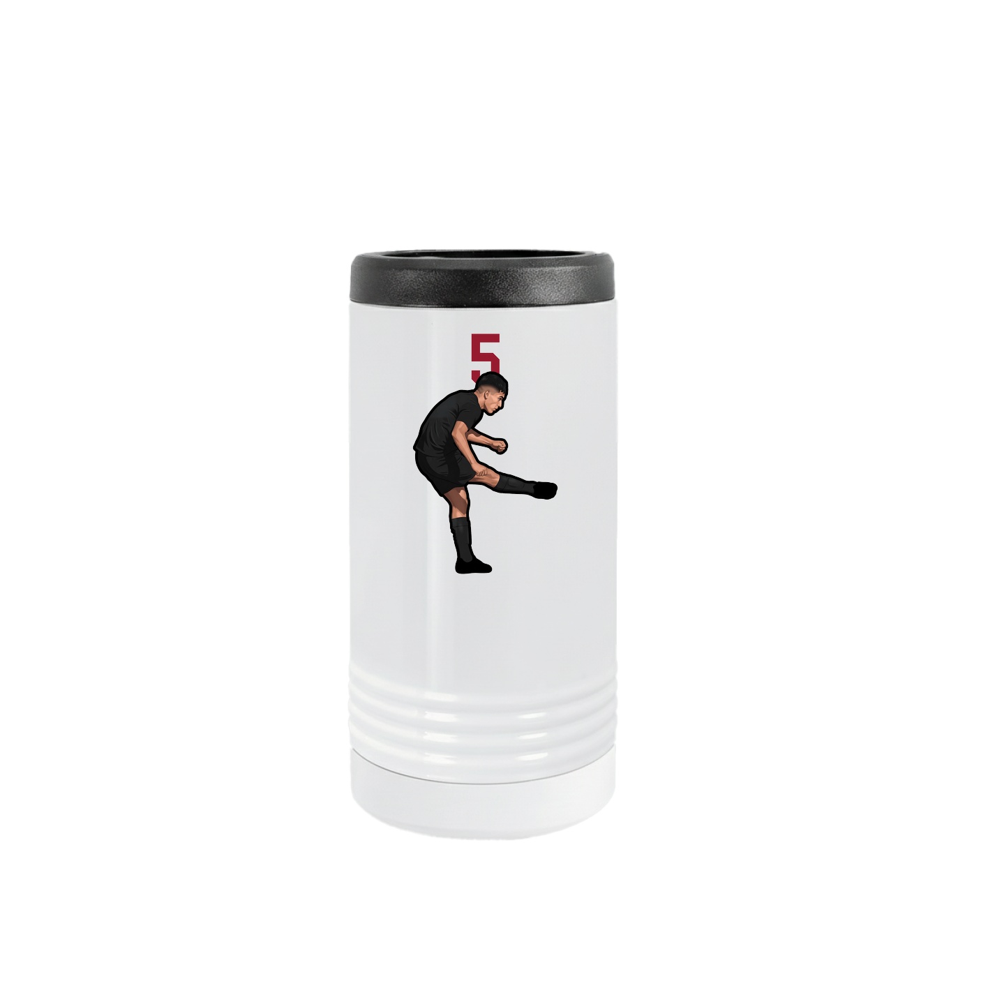 Slim Beverage Holder — Number Top in White