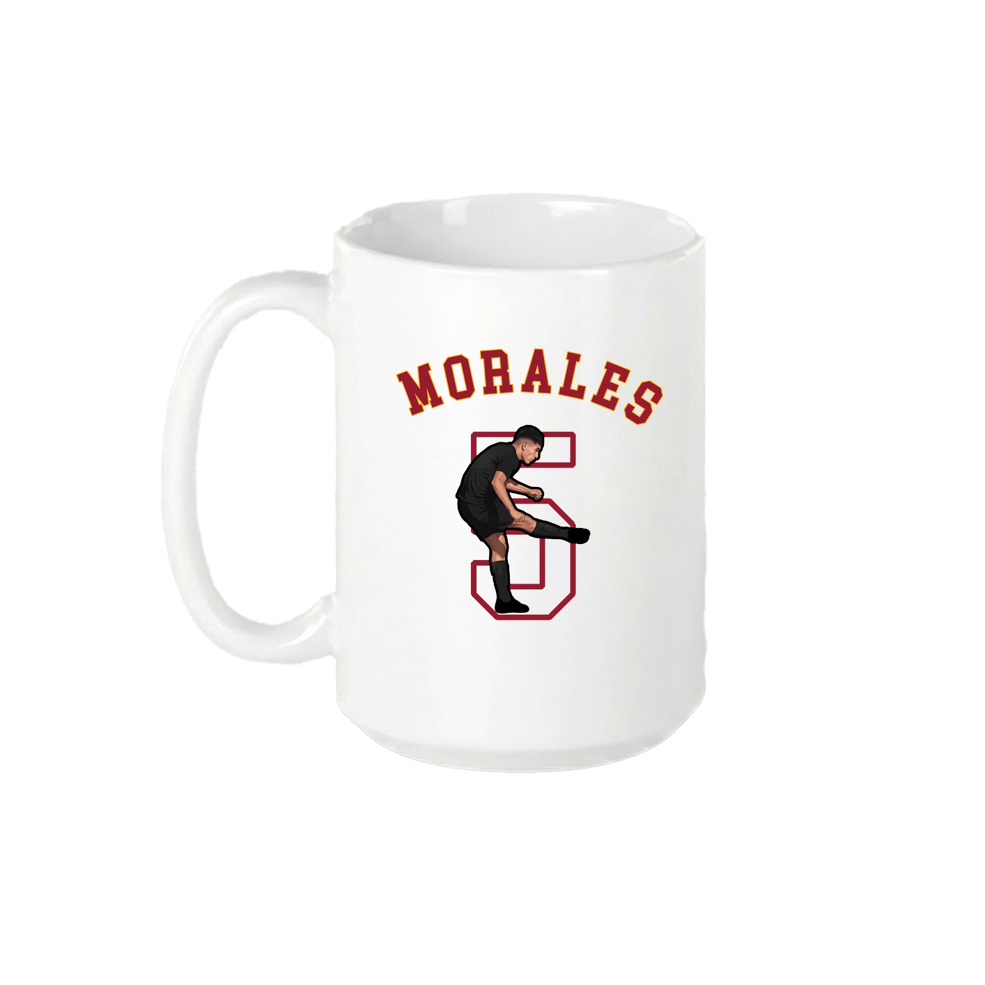 15oz Coffee Mug — Shirsey Arch in White