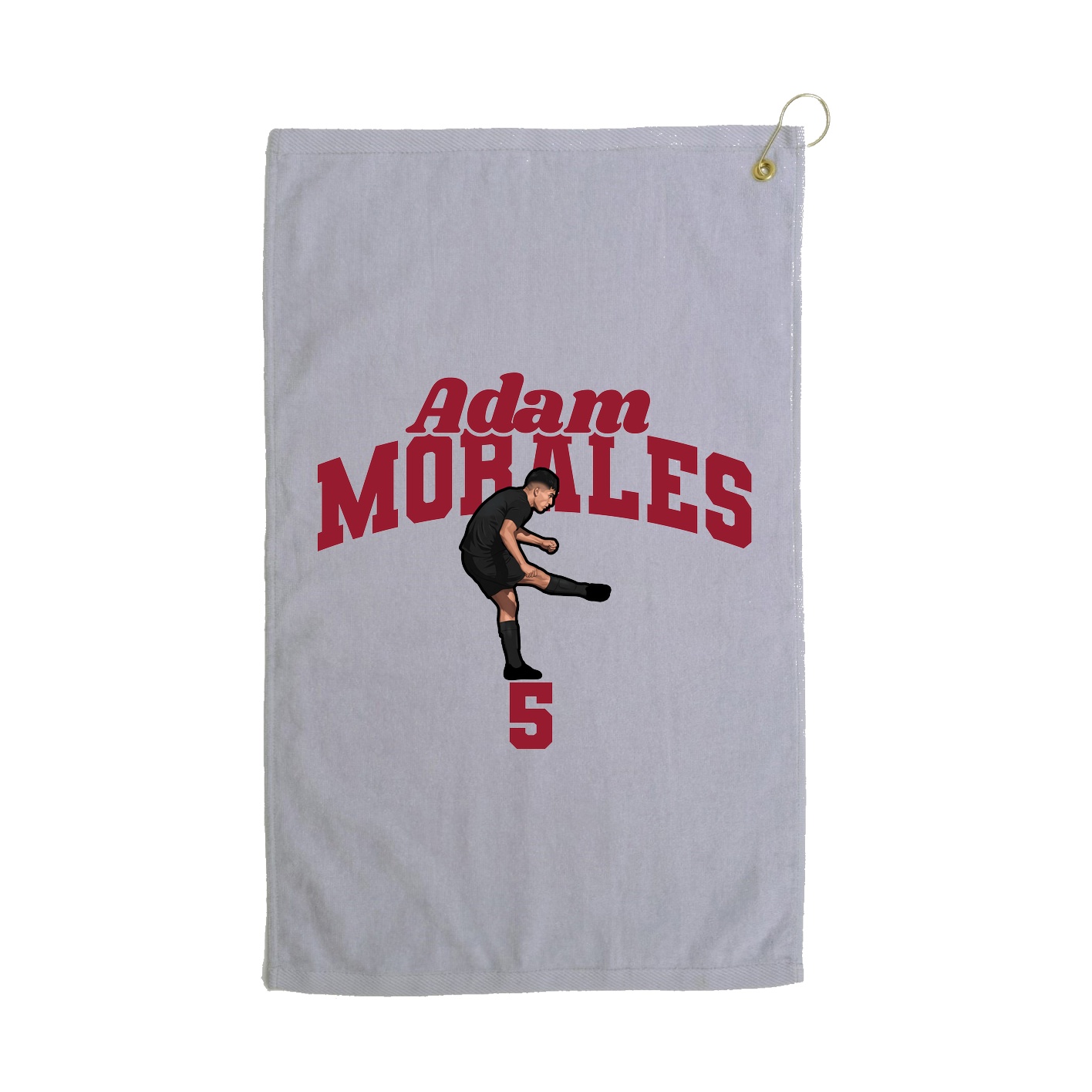 Golf Towel — Signature Arch in Grey