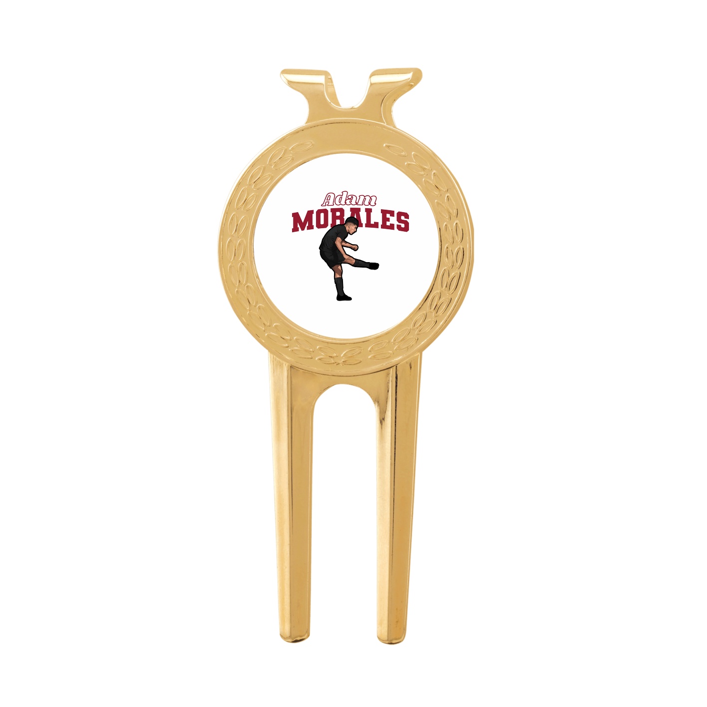 Divot Tool with Ball Marker — Name Arch in Classic