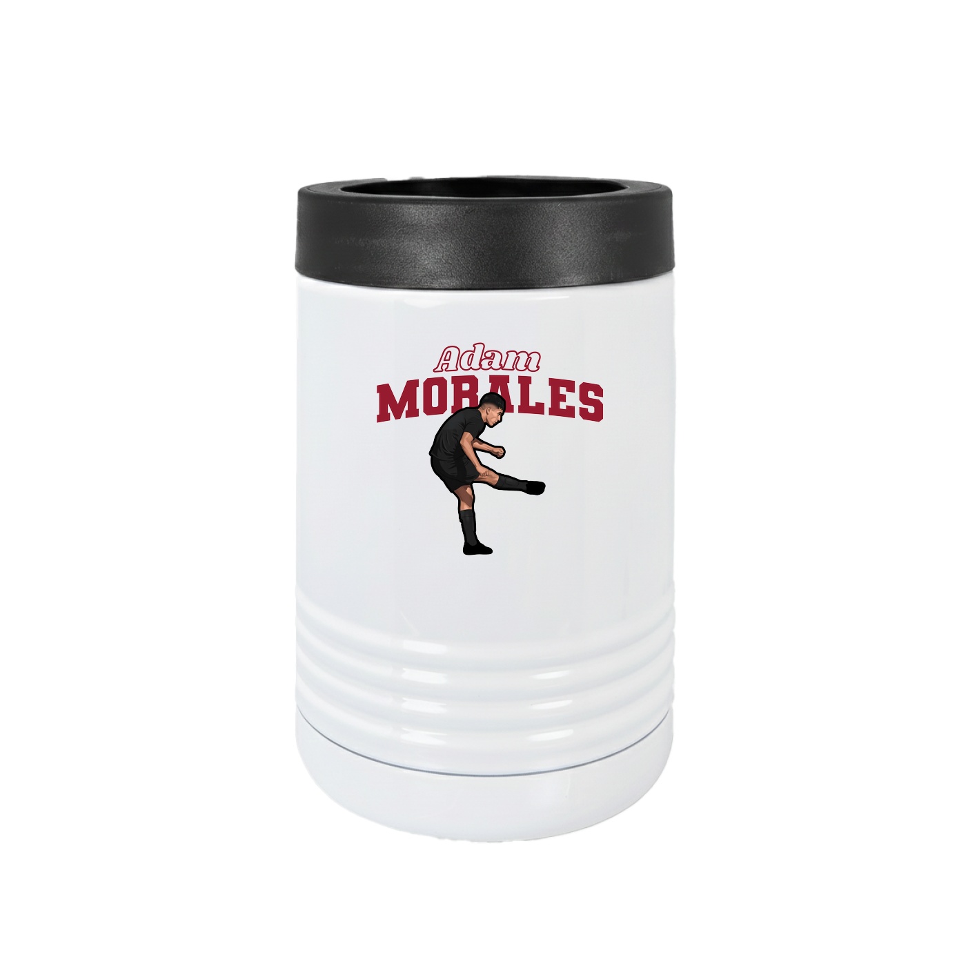 Beverage Holder — Name Arch in White