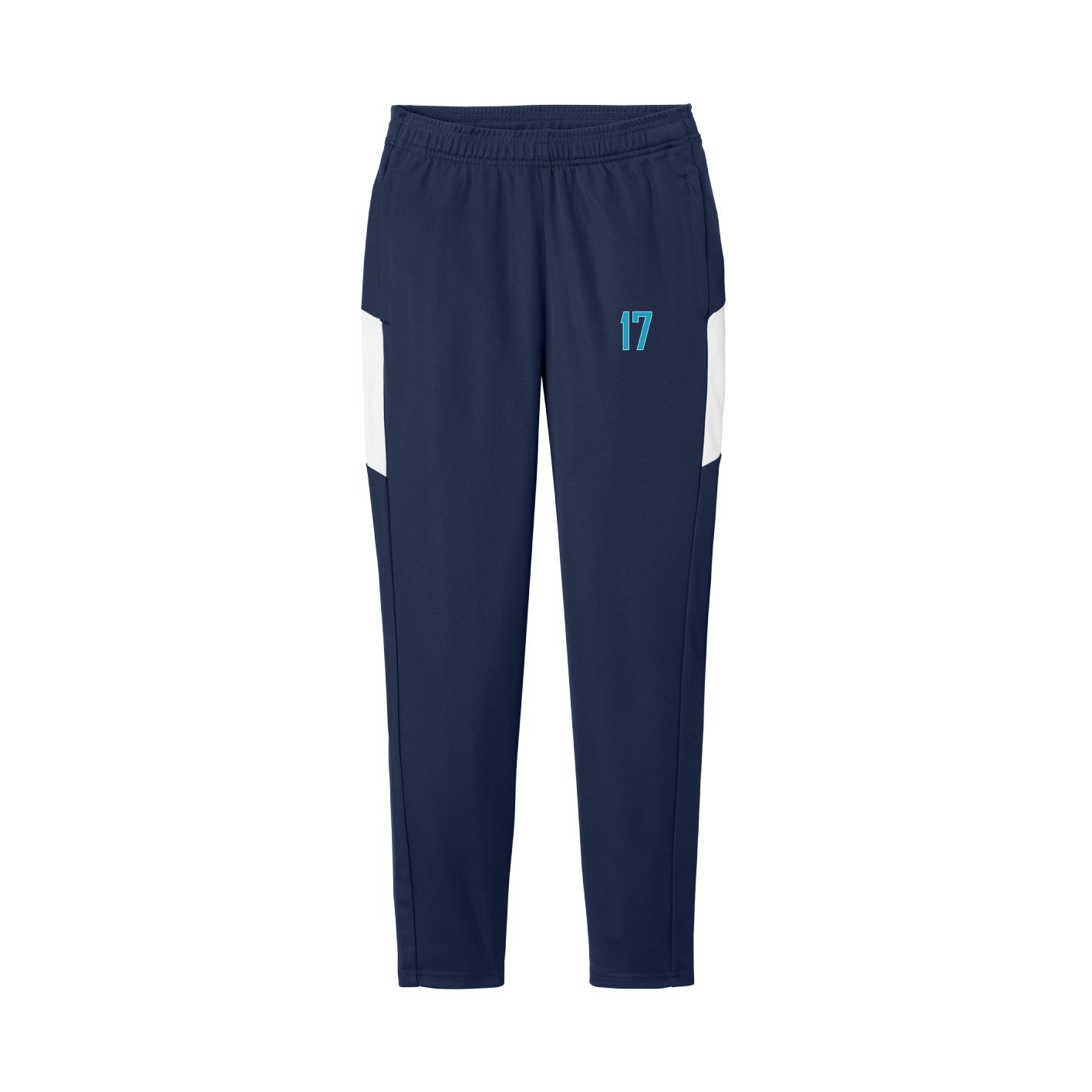 Women's Team Travel Pant — Front Shirsy in Navy/White
