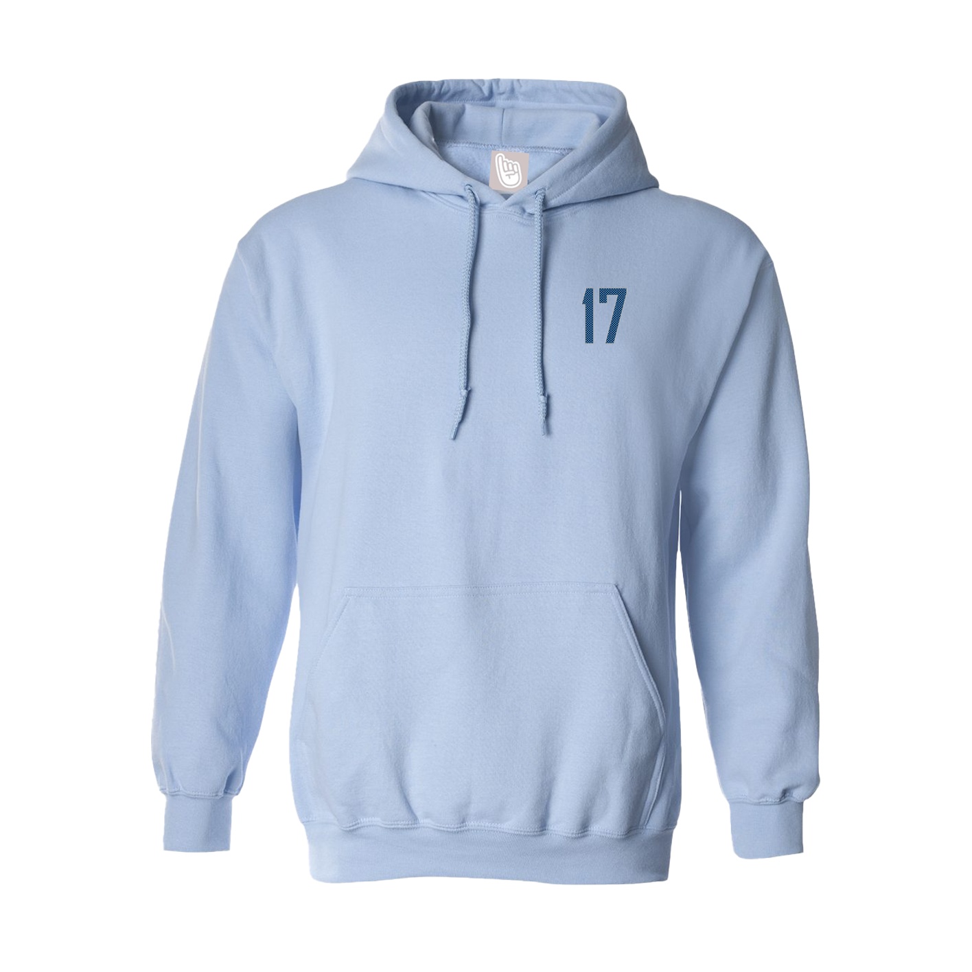 Hoodie — Front Shirsy in Light Blue