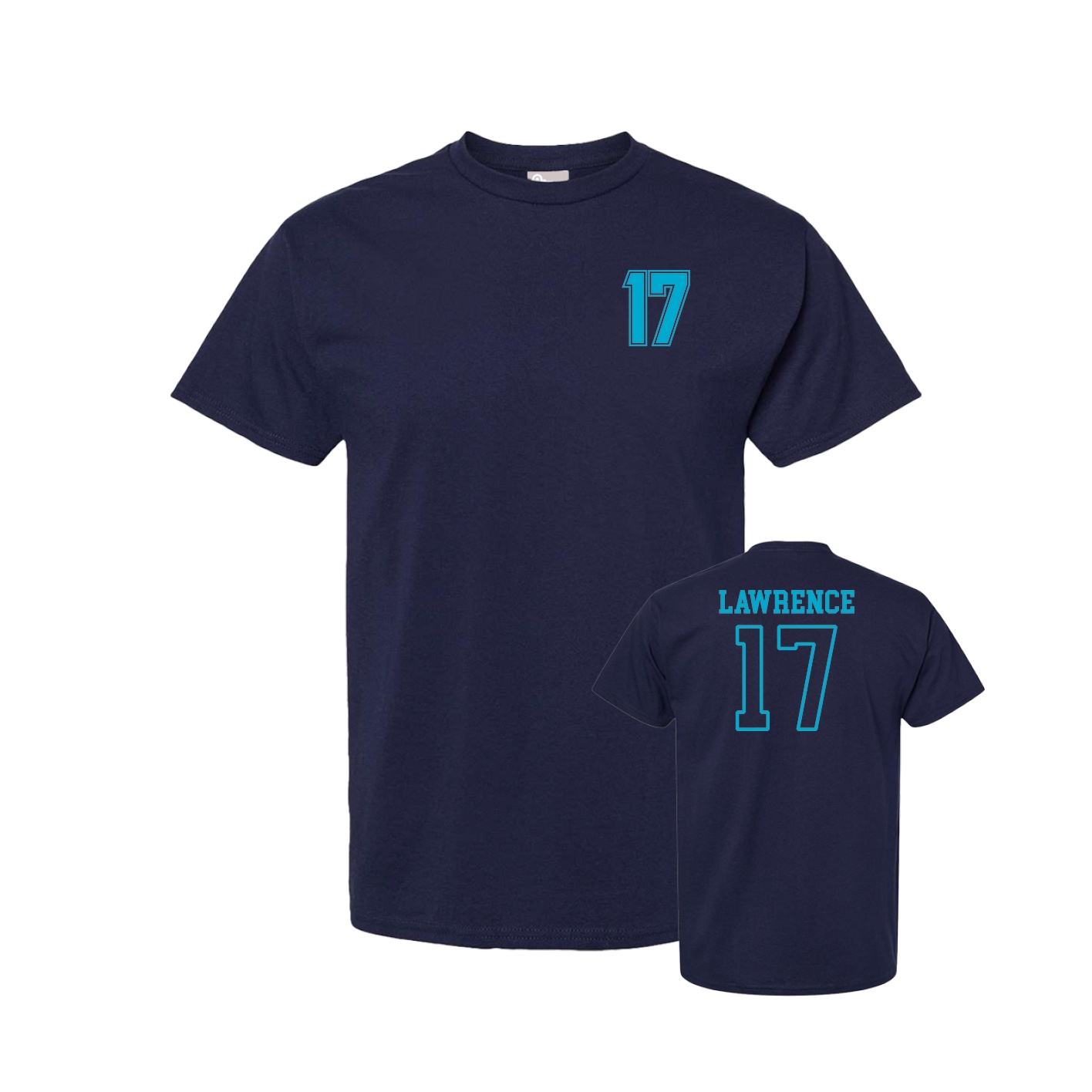 Youth Tee — Chest Back in Navy