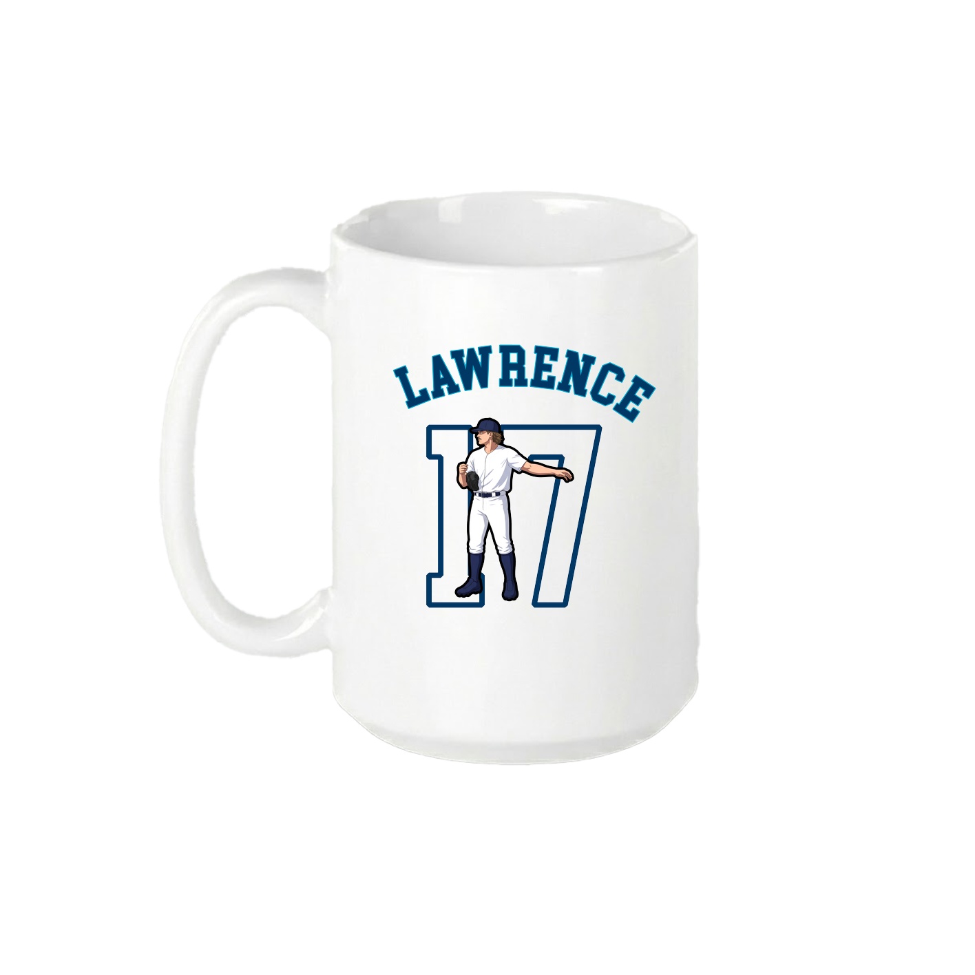 15oz Coffee Mug — Shirsey Arch in White
