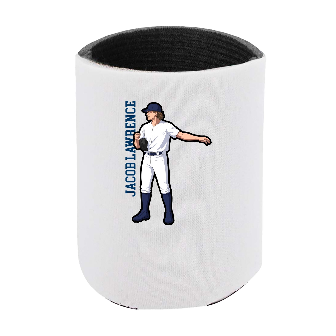 Can Holder — Name Vertical in White