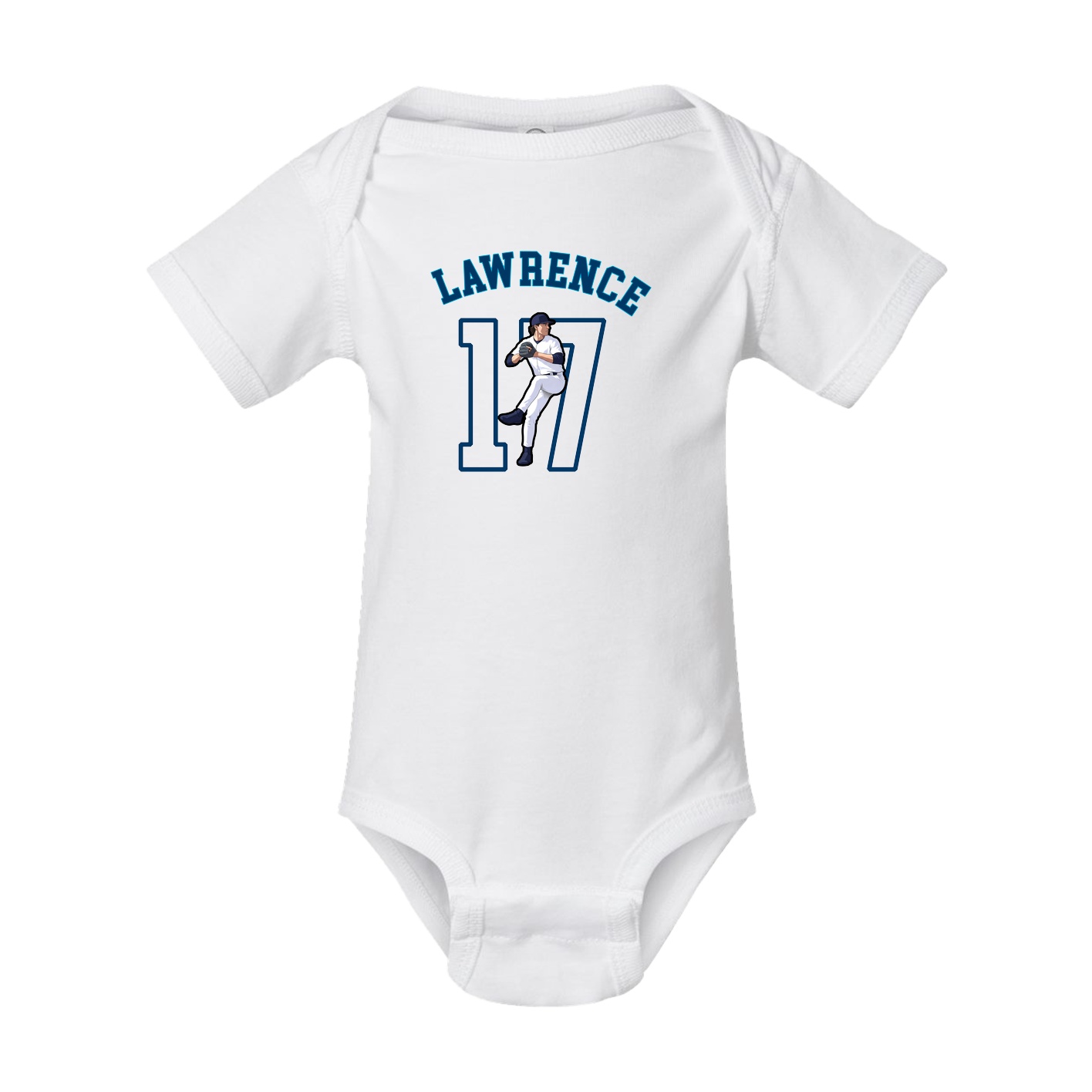 Baby Onesie — Shirsey Arch in White