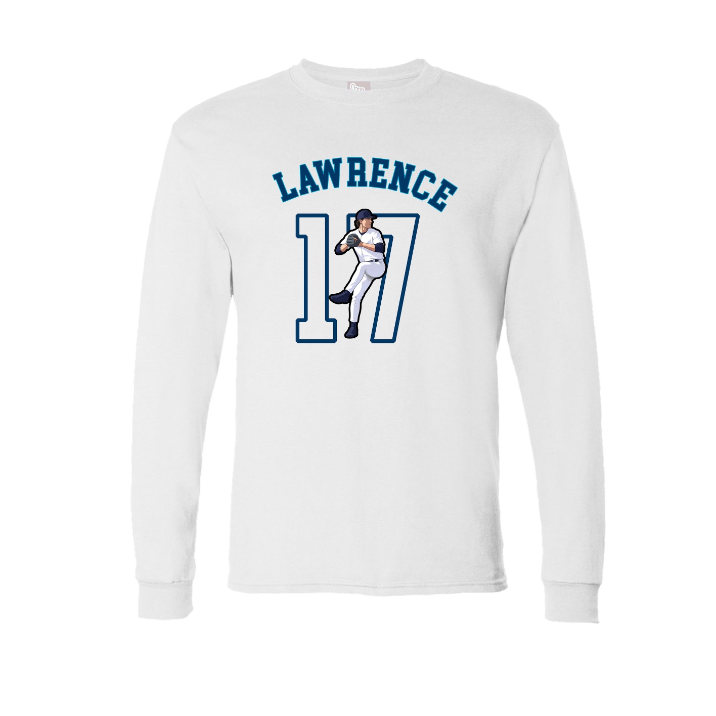Long Sleeve Tee — Shirsey Arch in White