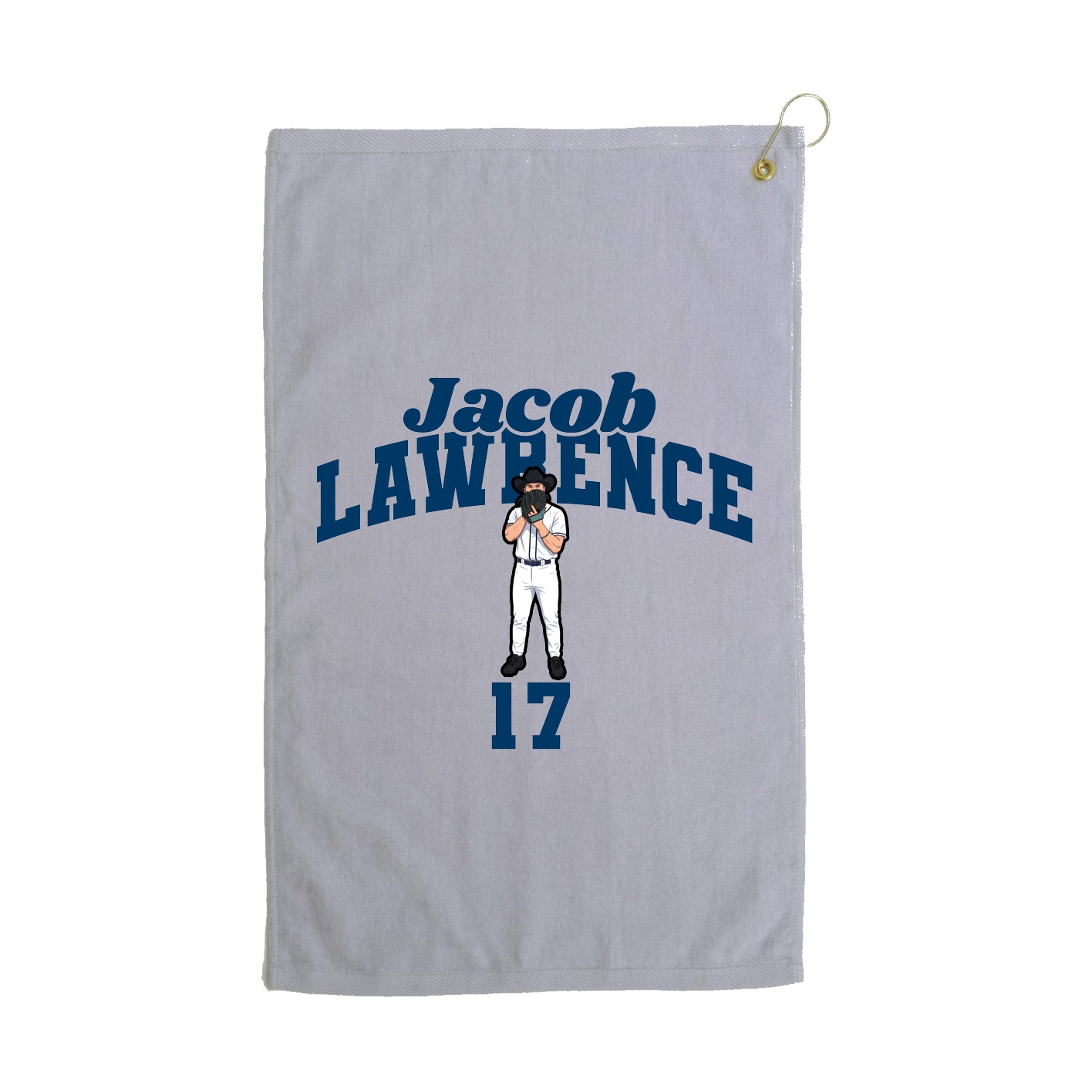 Golf Towel — Signature Arch in Grey