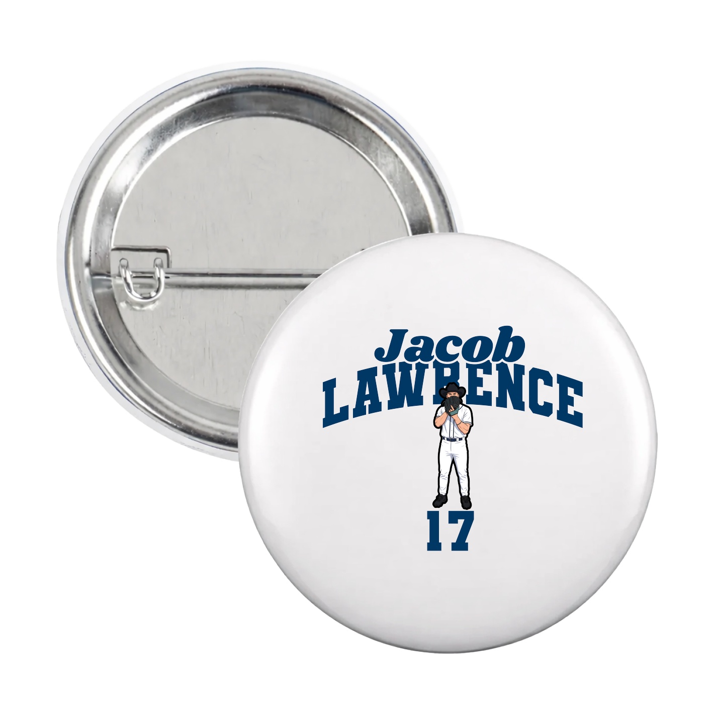 Game Day Button — Signature Arch in White