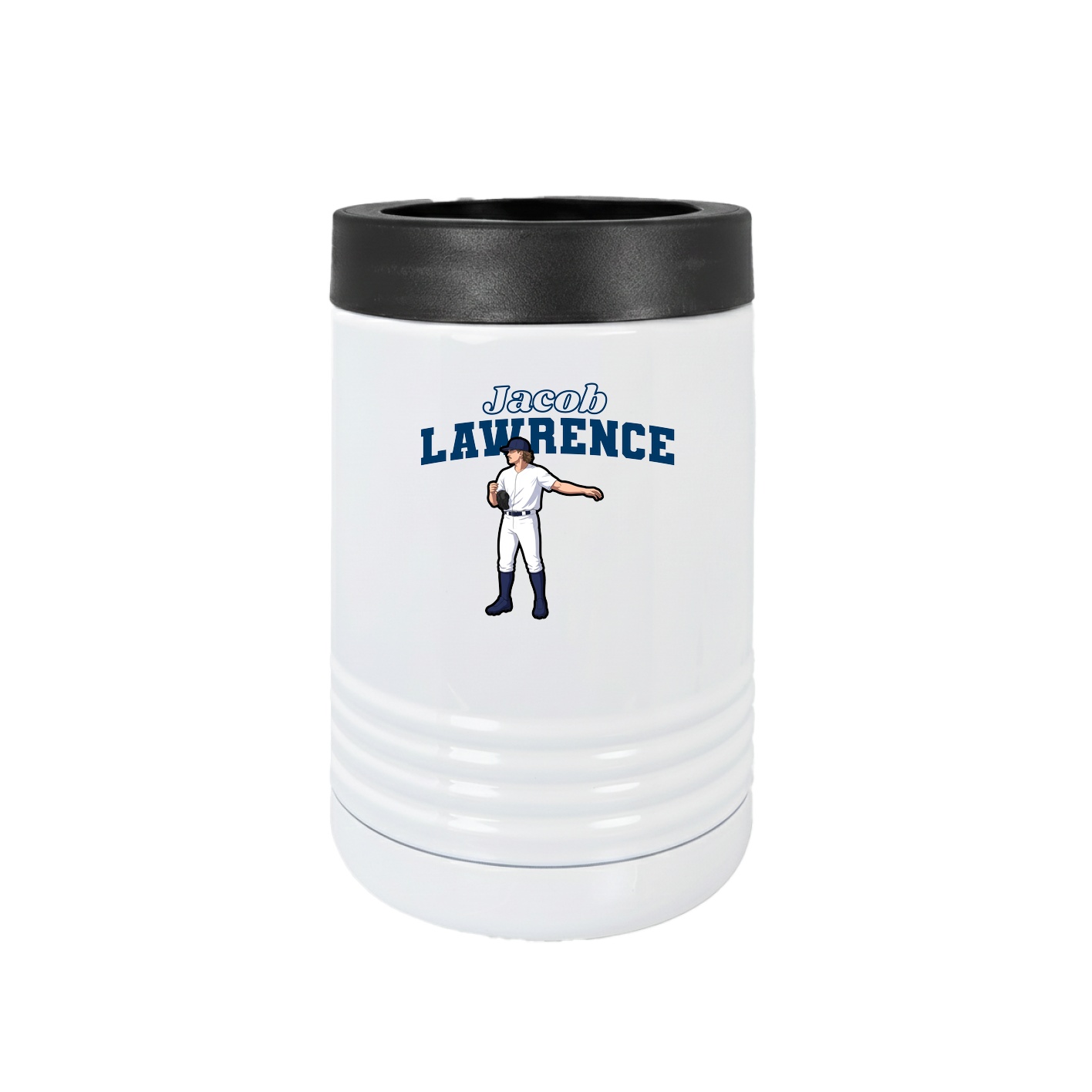 Beverage Holder — Name Arch in White