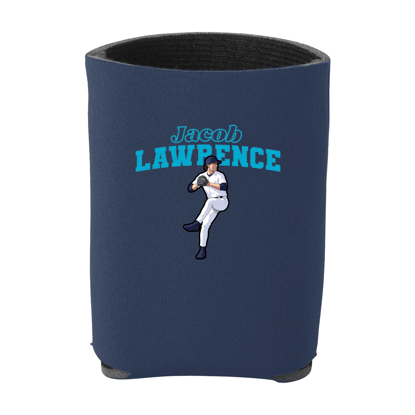 Can Holder — Name Arch in Navy