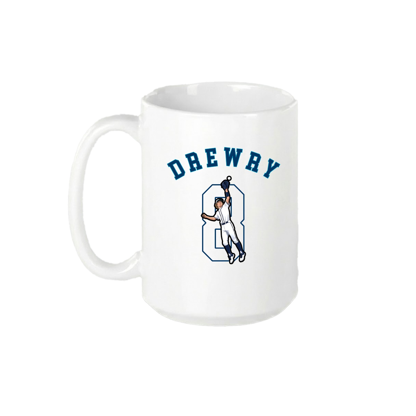 15oz Coffee Mug — Shirsey Arch in White
