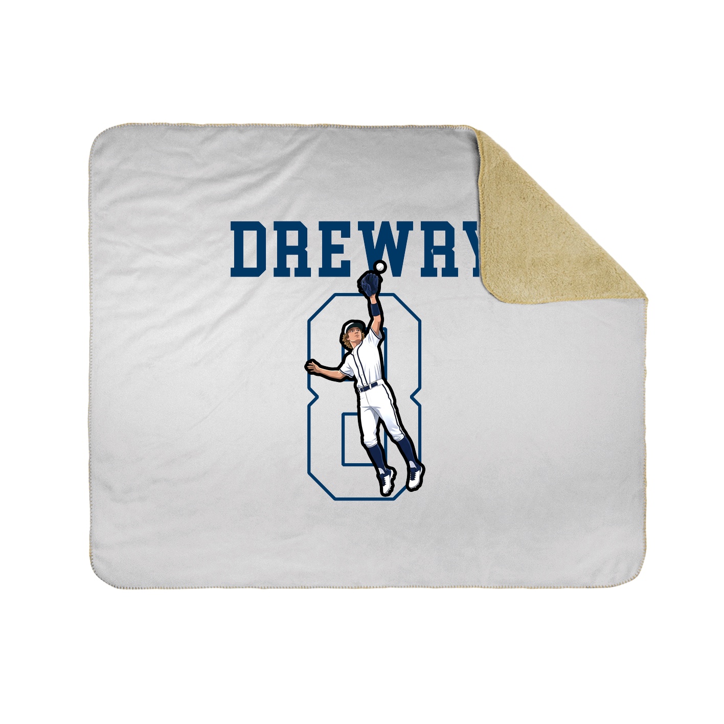 Throw Blanket — Shirsey in White