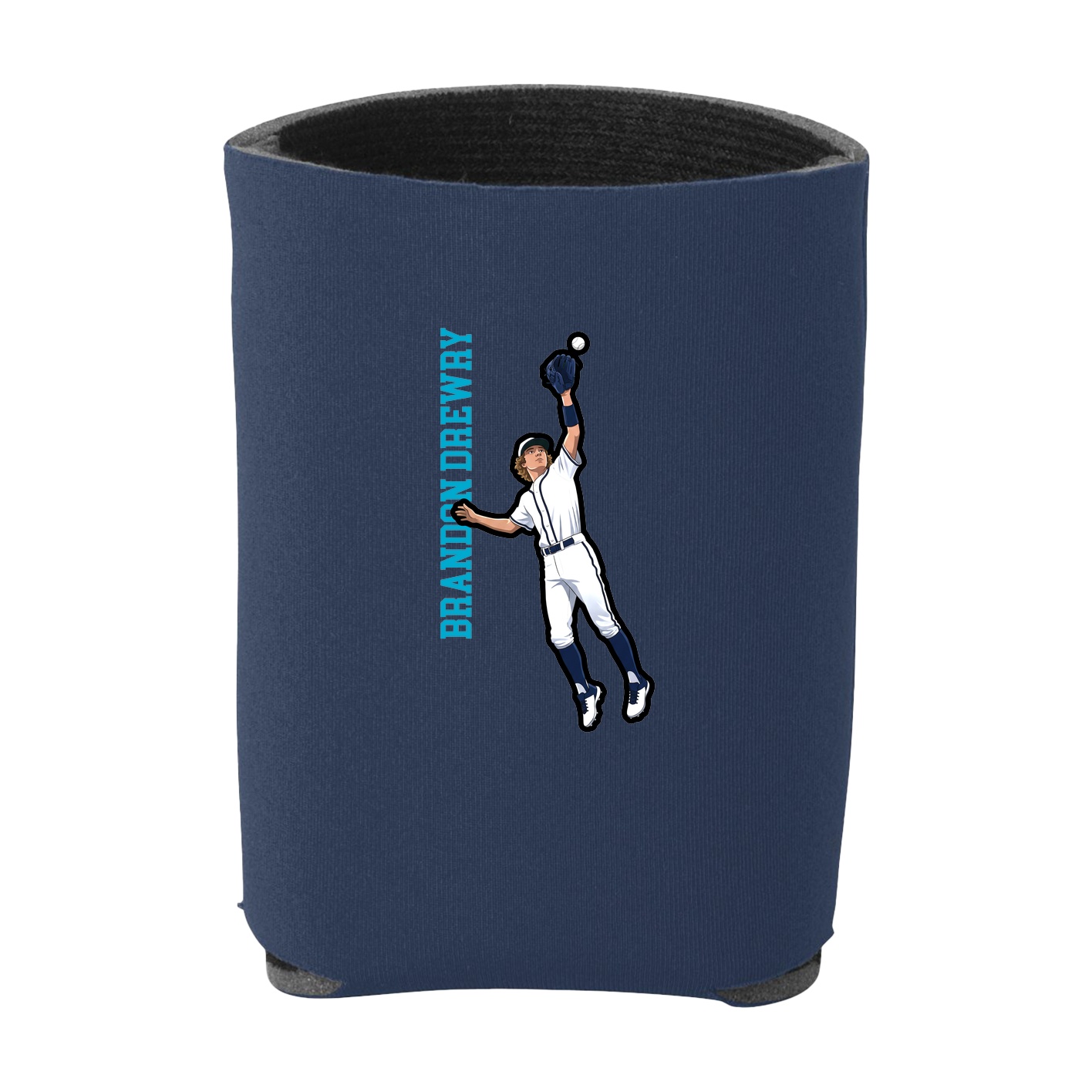 Can Holder — Name Vertical in Navy