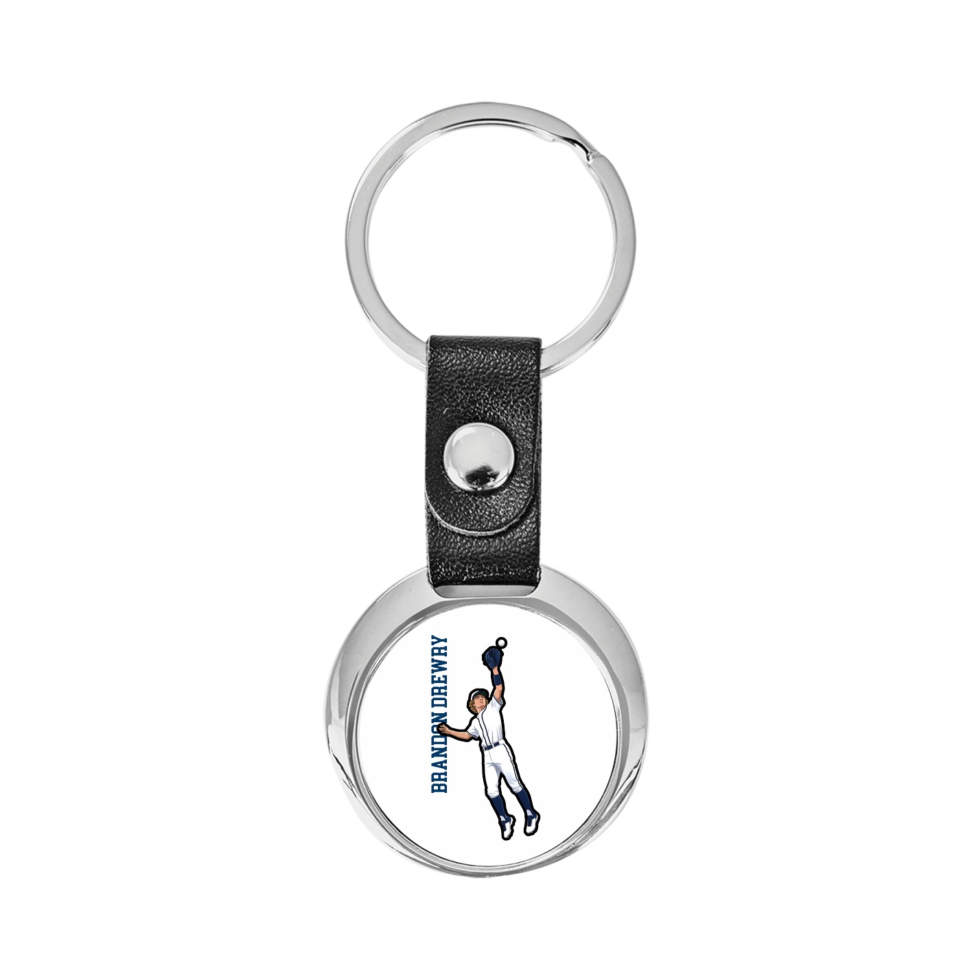 Key Chain — Name Vertical in Classic