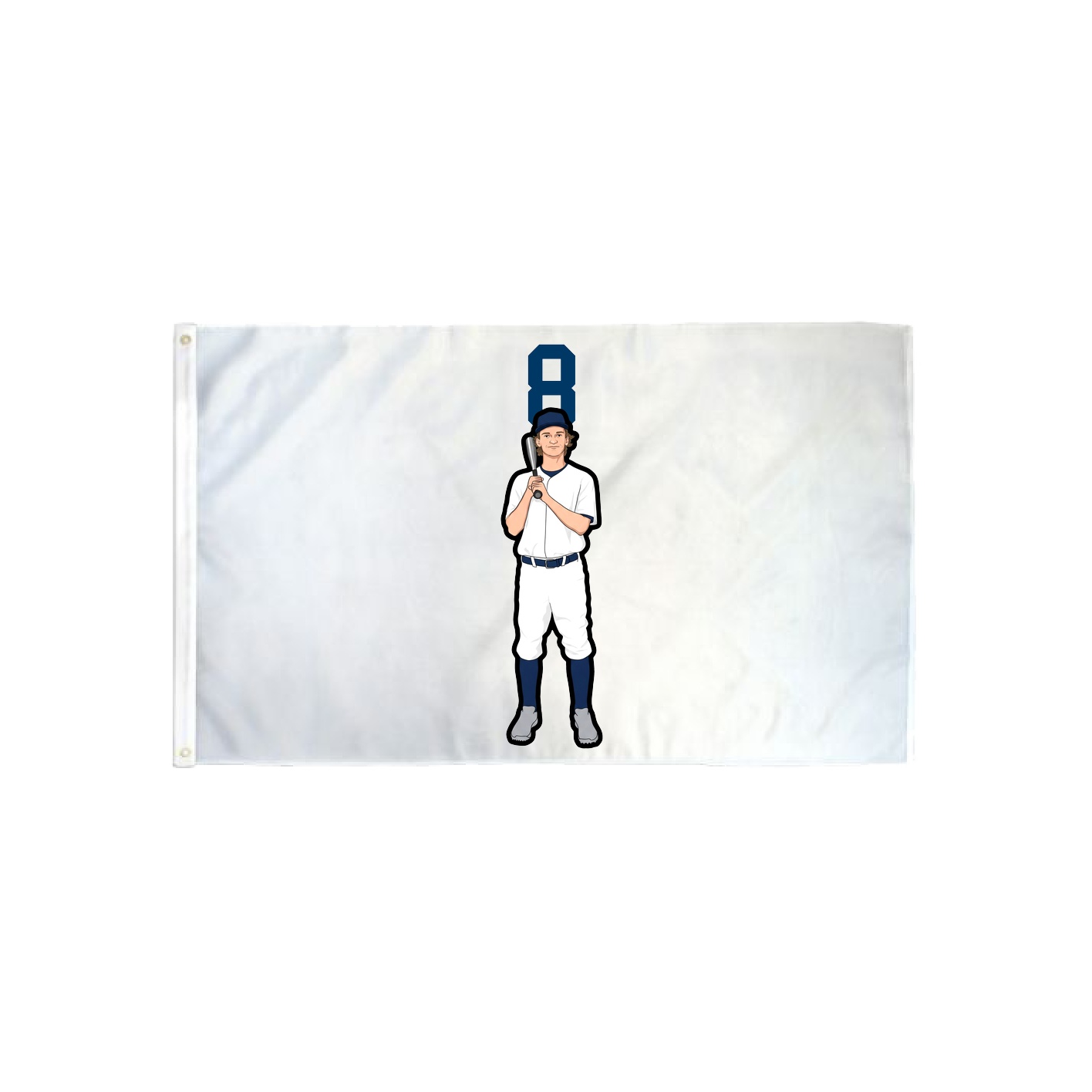 3x5 Flag — Number Top in Classic