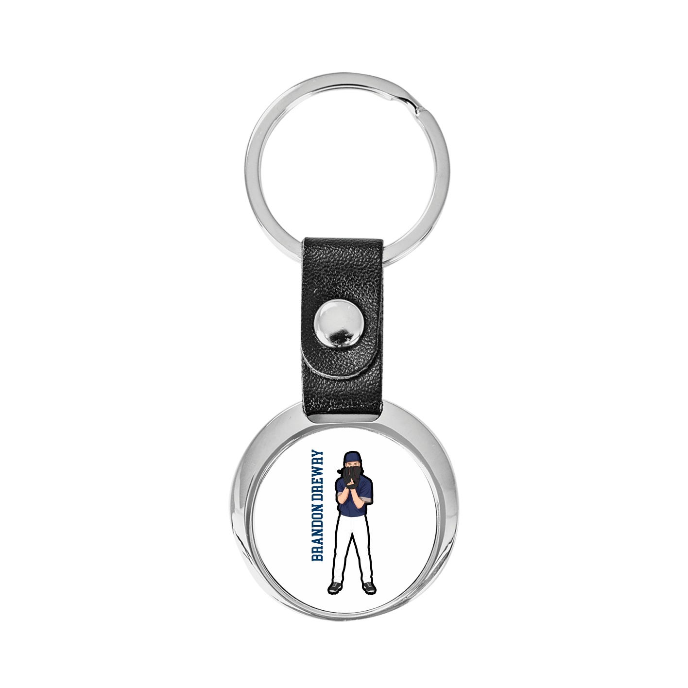 Key Chain — Name Vertical in Classic