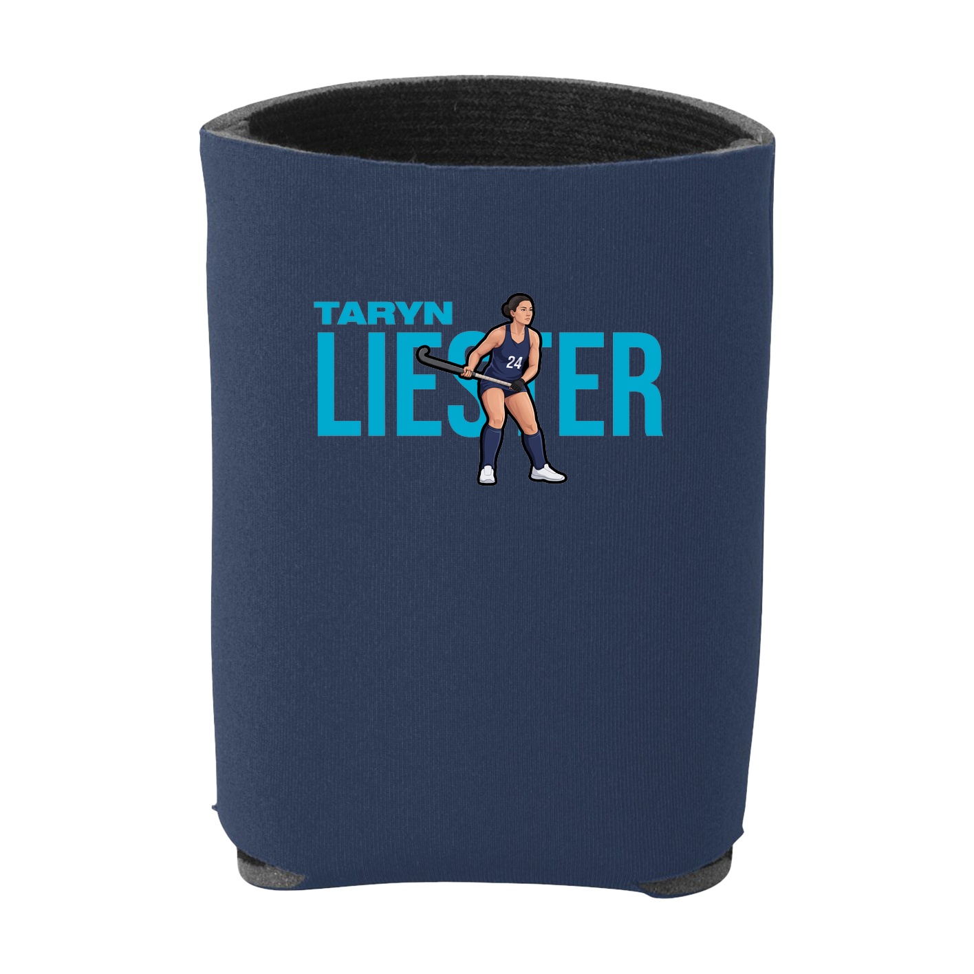 Can Holder — Player Name in Navy