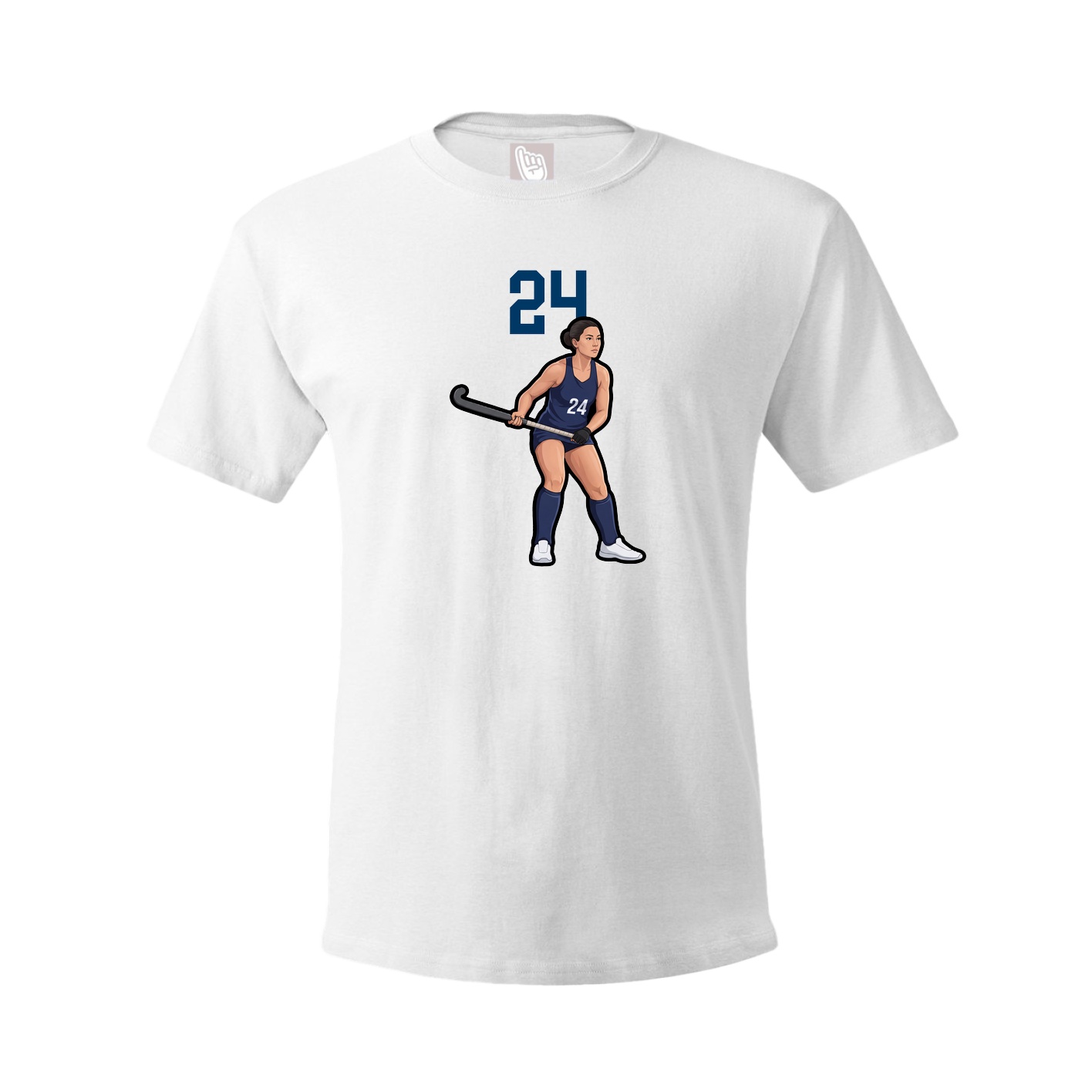 Tee — Number Top in White