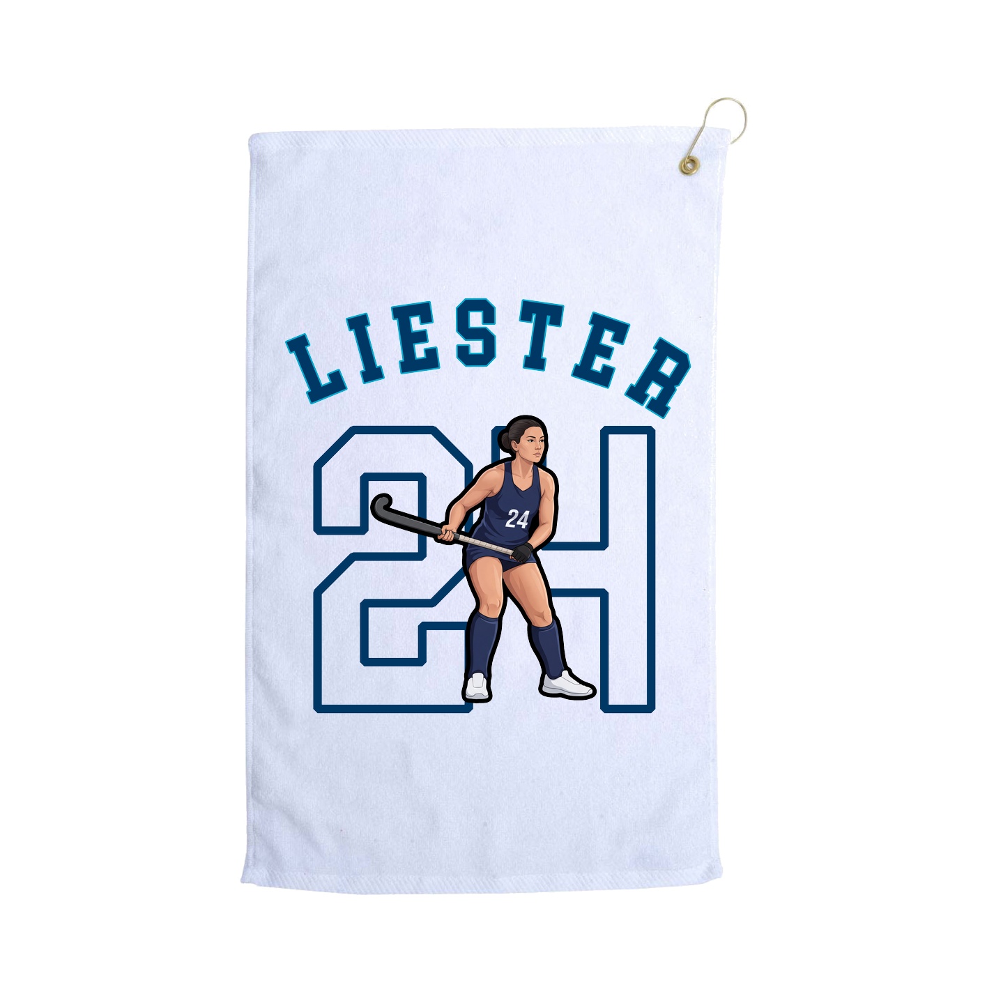 Golf Towel — Shirsey Arch in White
