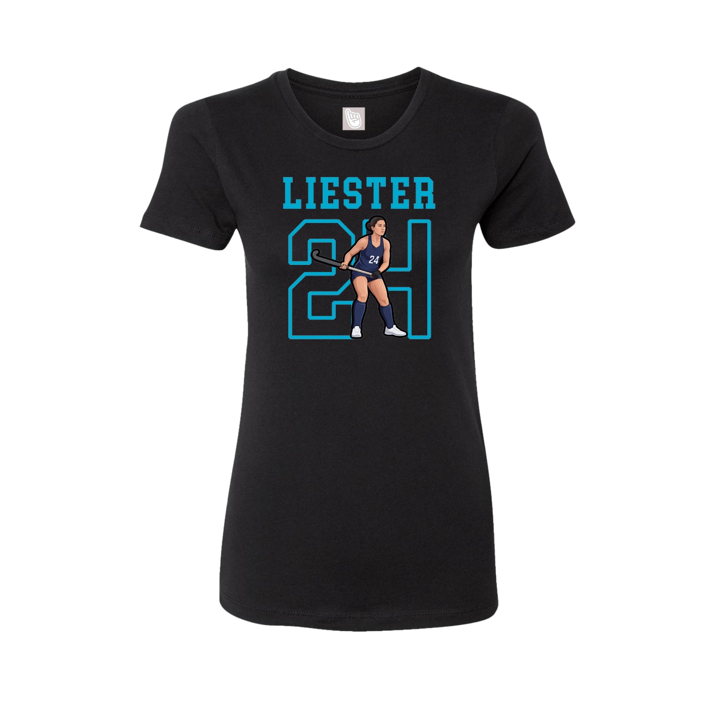 Fitted Women's Tee — Shirsey in Black