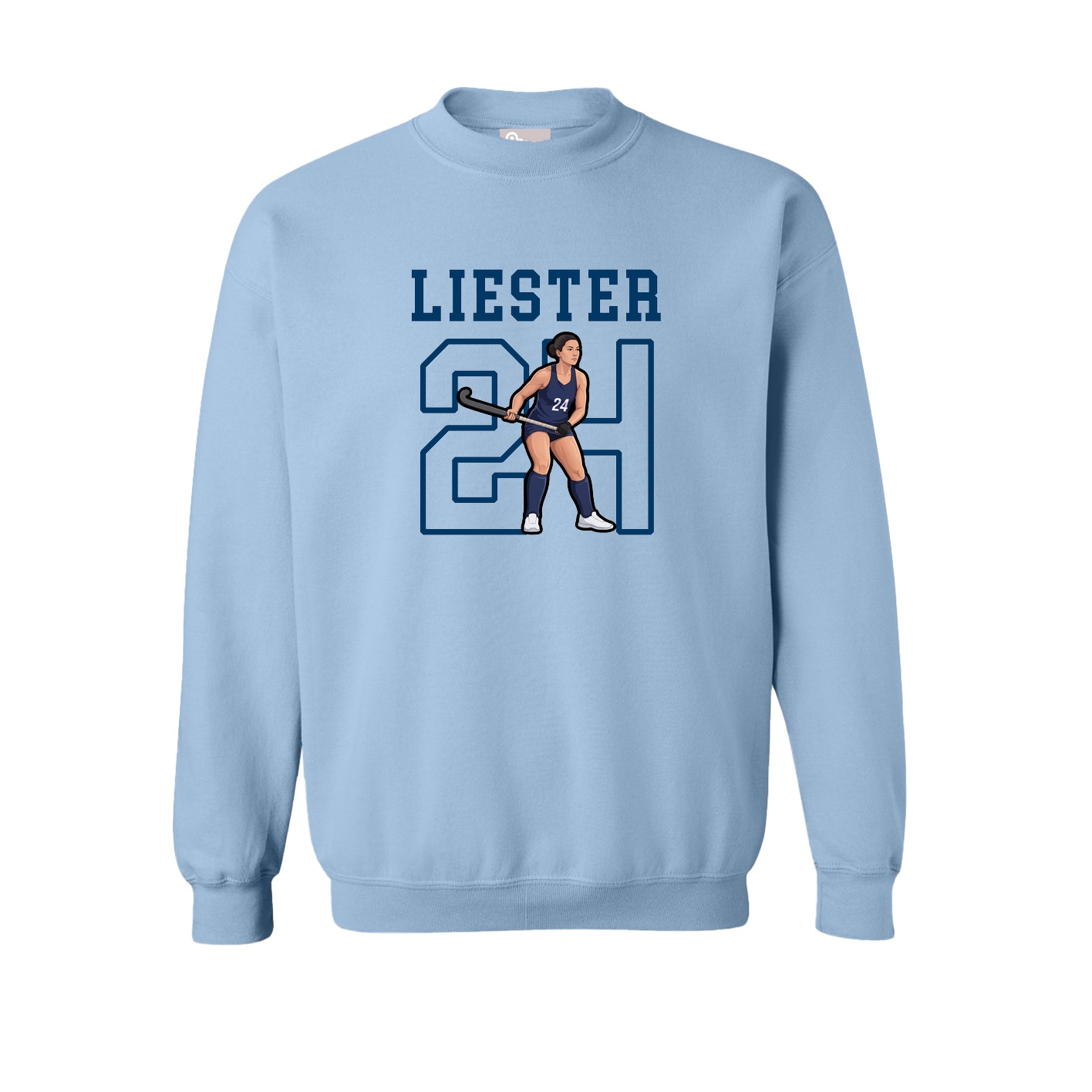 Fleece Crew — Shirsey in Light Blue