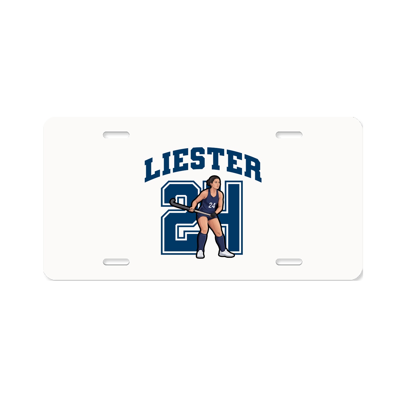 License Plate — Number in Classic