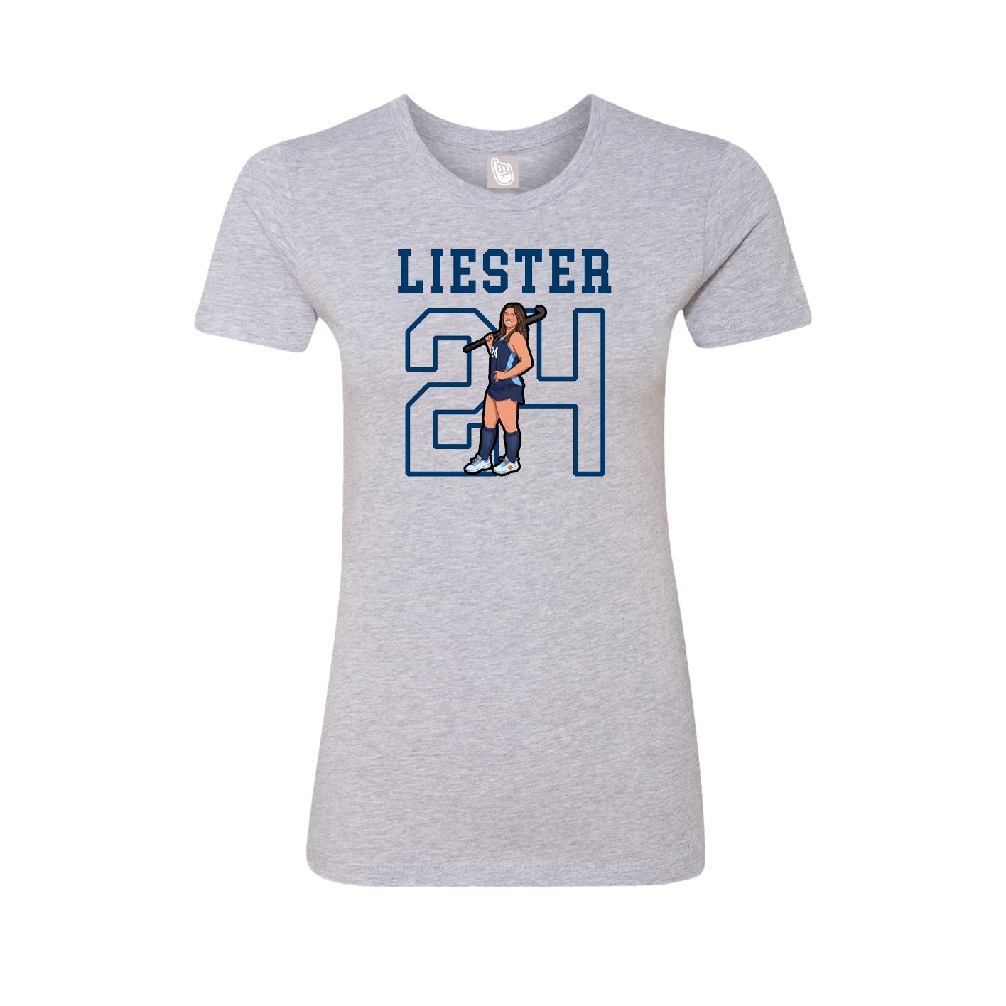 Fitted Women's Tee — Shirsey in Grey