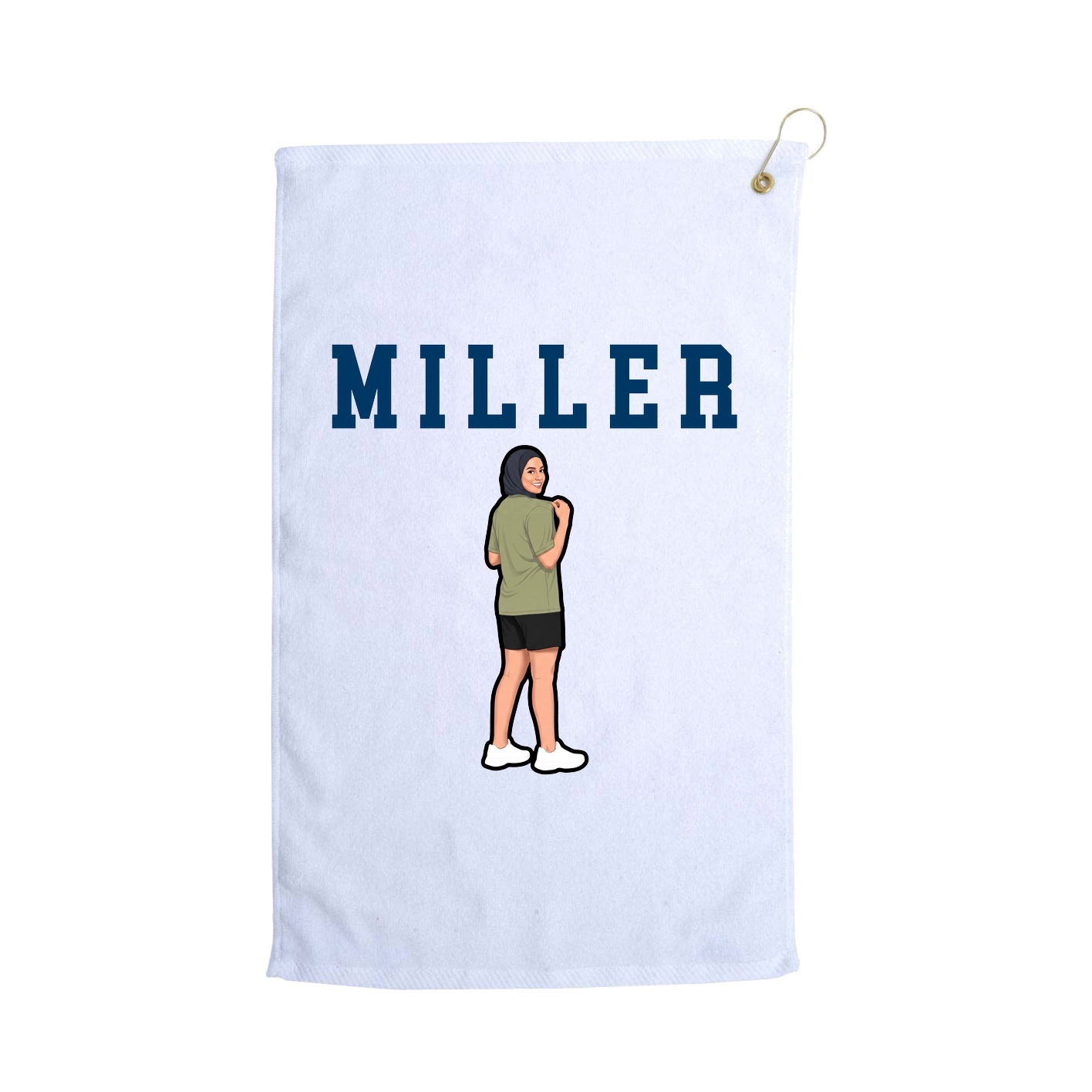 Golf Towel — Shirsey in White