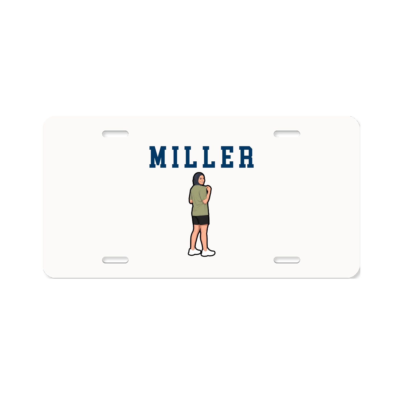 License Plate — Shirsey in Classic