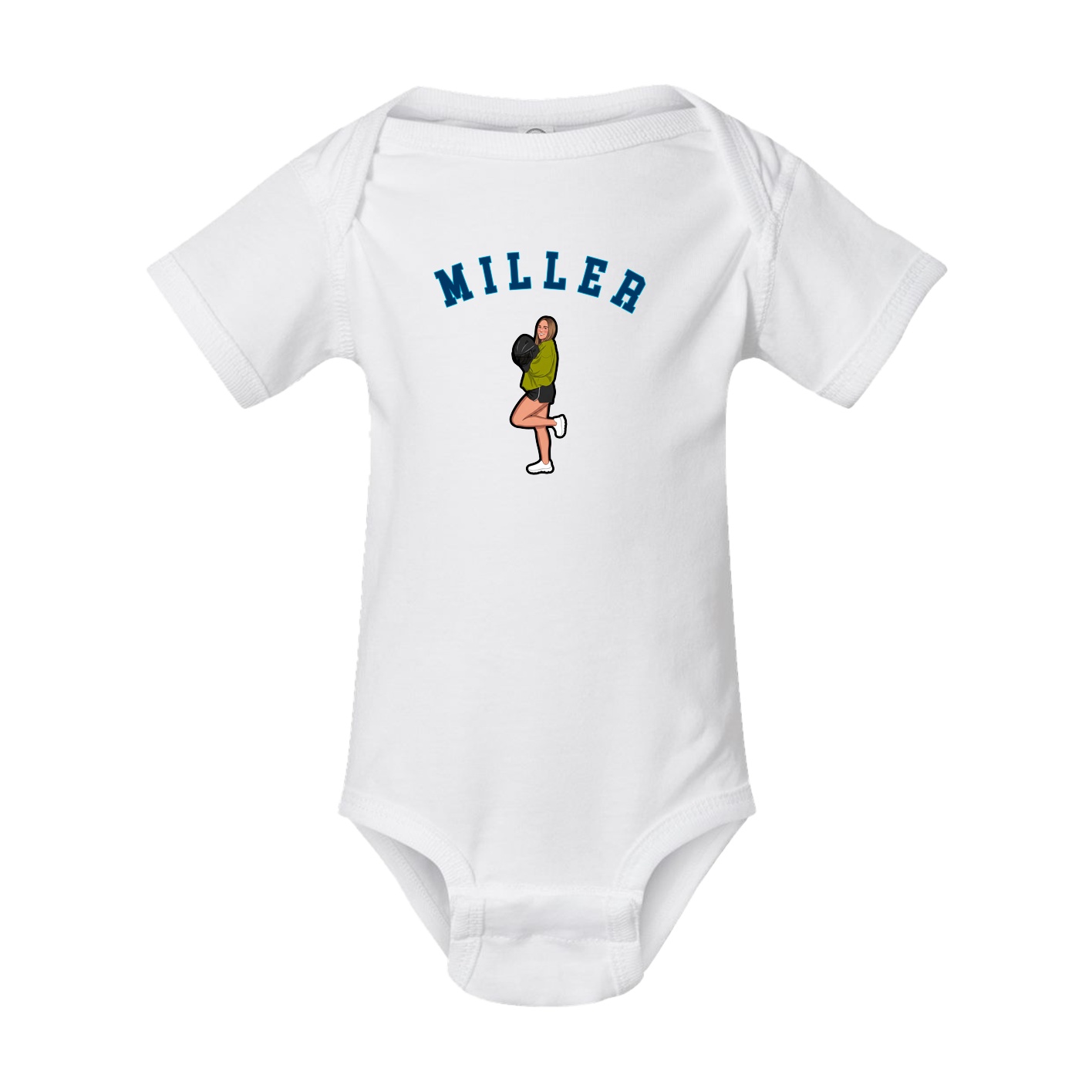 Baby Onesie — Shirsey Arch in White