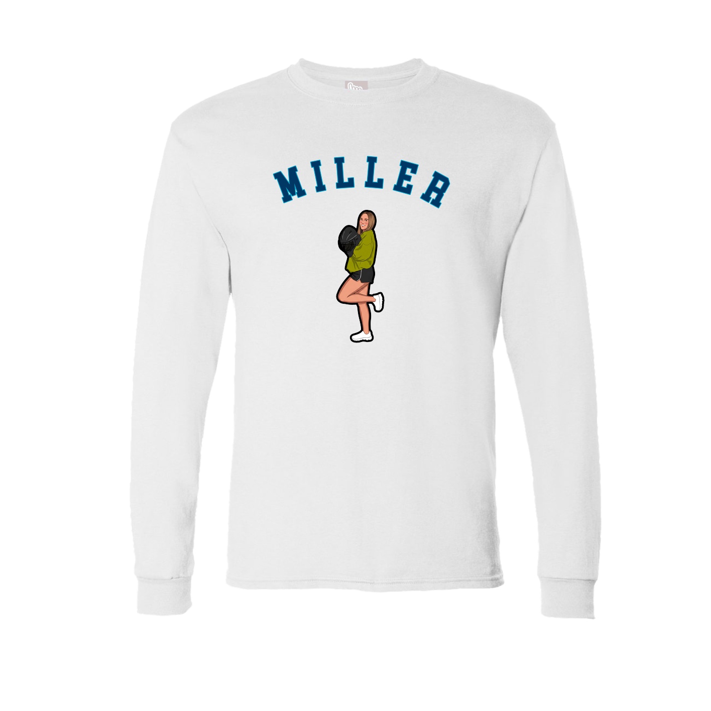 Long Sleeve Tee — Shirsey Arch in White