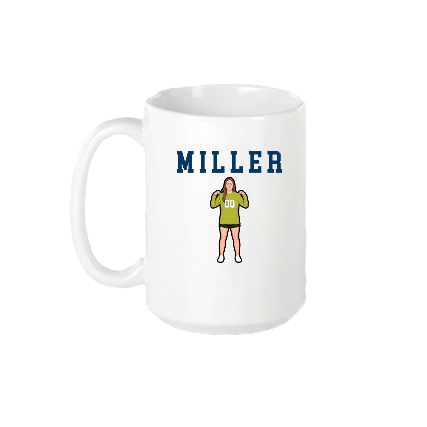 15oz Coffee Mug — Shirsey in White