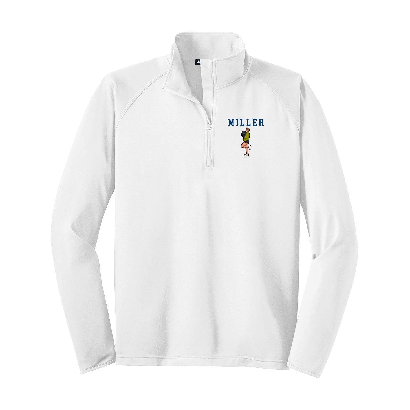 Q-Zip Pullover — Shirsey in White