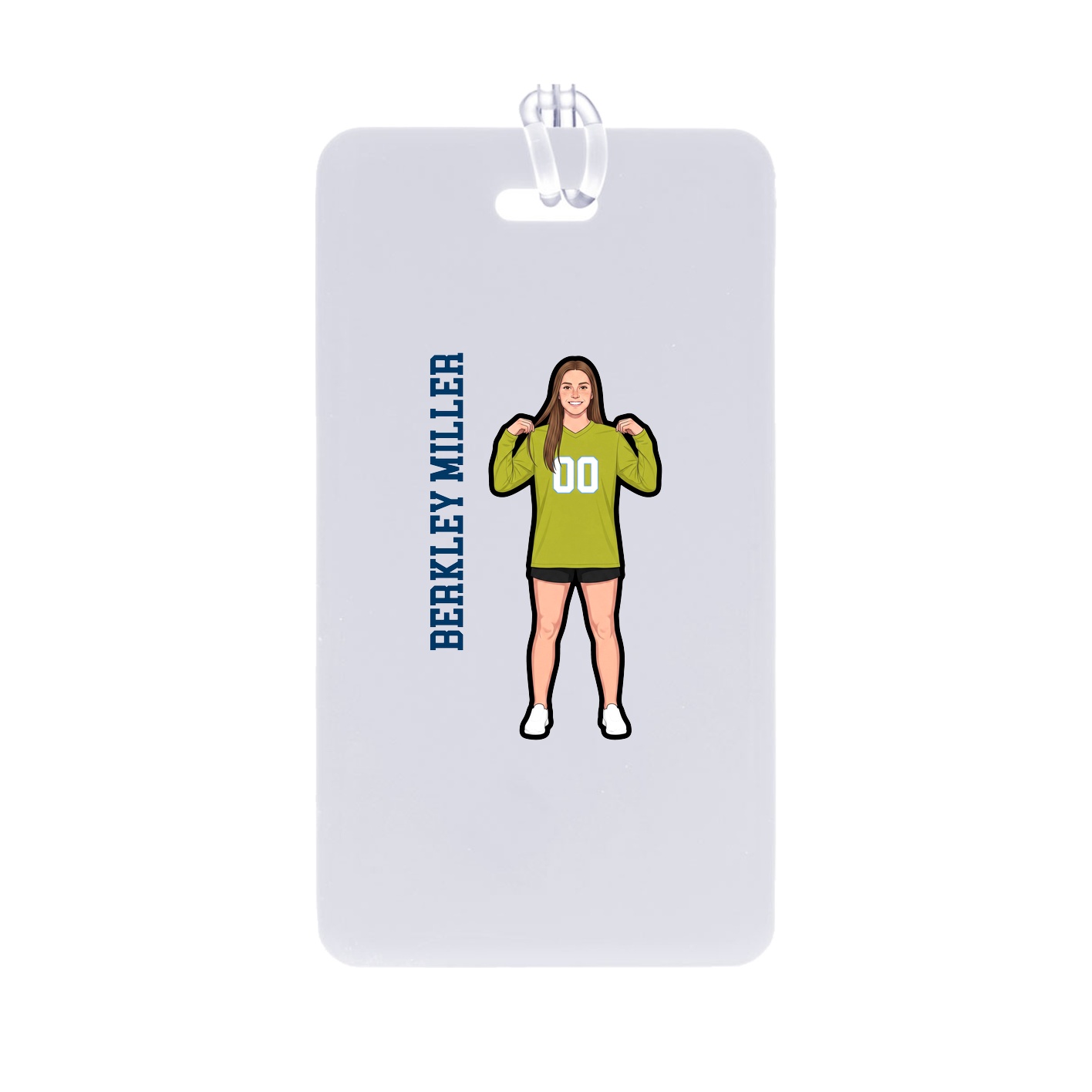 Bag Tag — Name Vertical in Classic