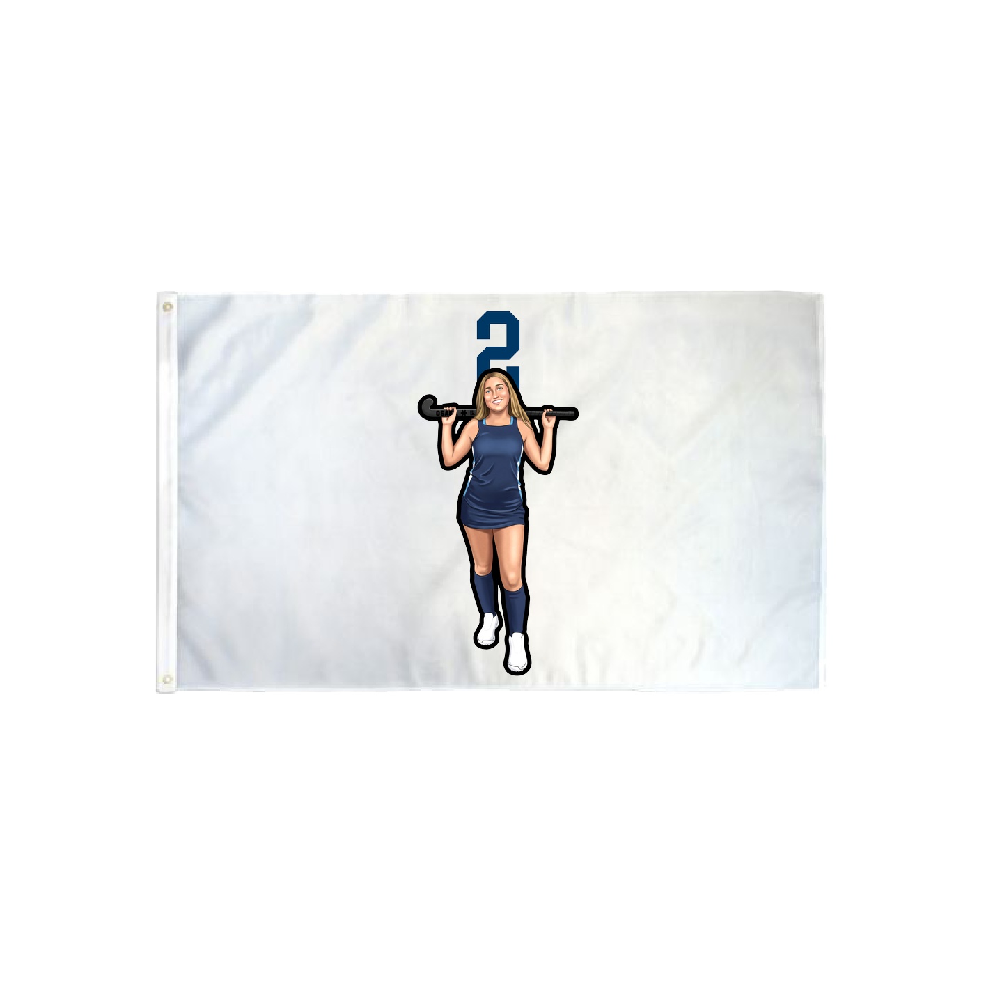3x5 Flag — Number Top in Classic