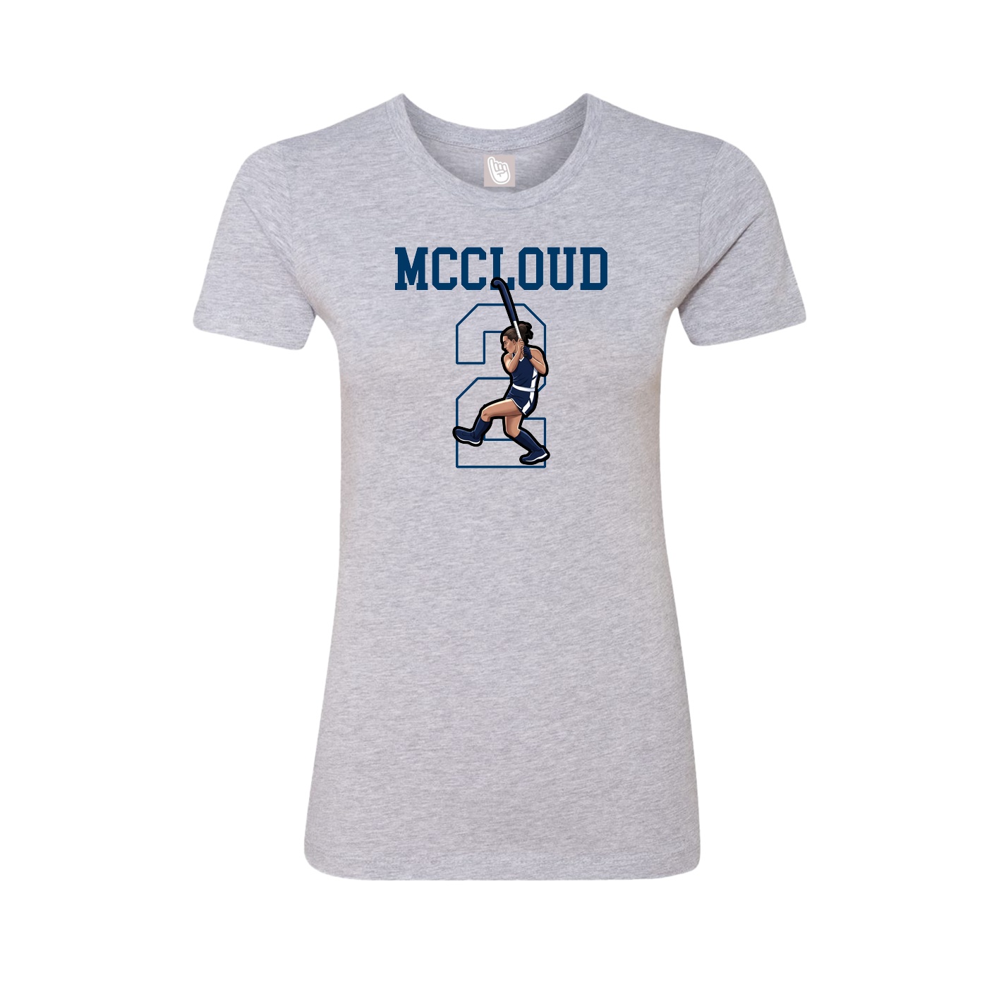 Fitted Women's Tee — Shirsey in Grey