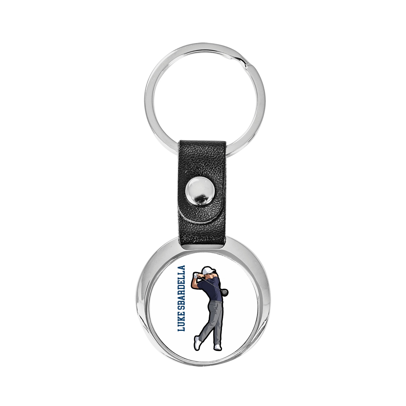 Key Chain — Name Vertical in Classic