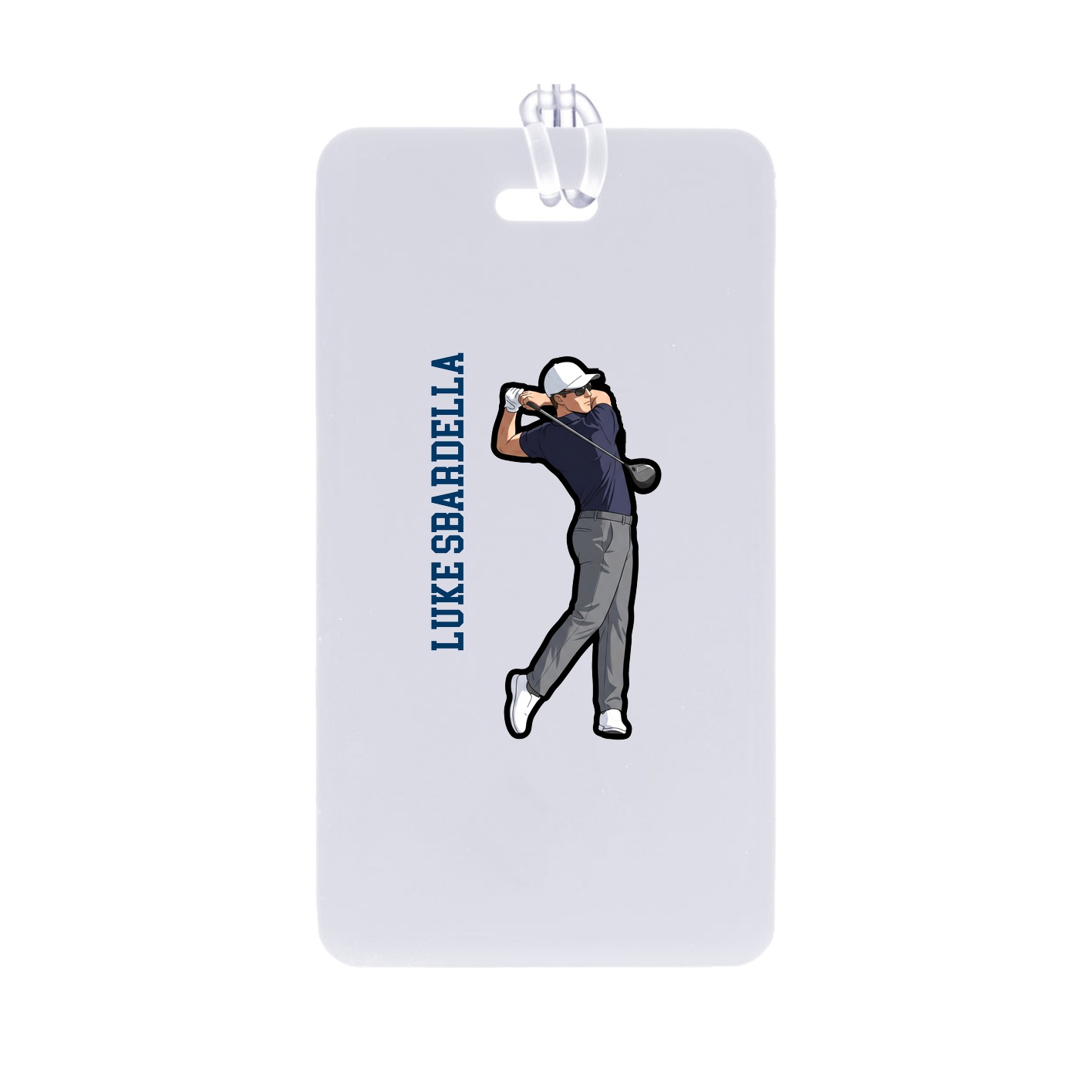 Bag Tag — Name Vertical in Classic