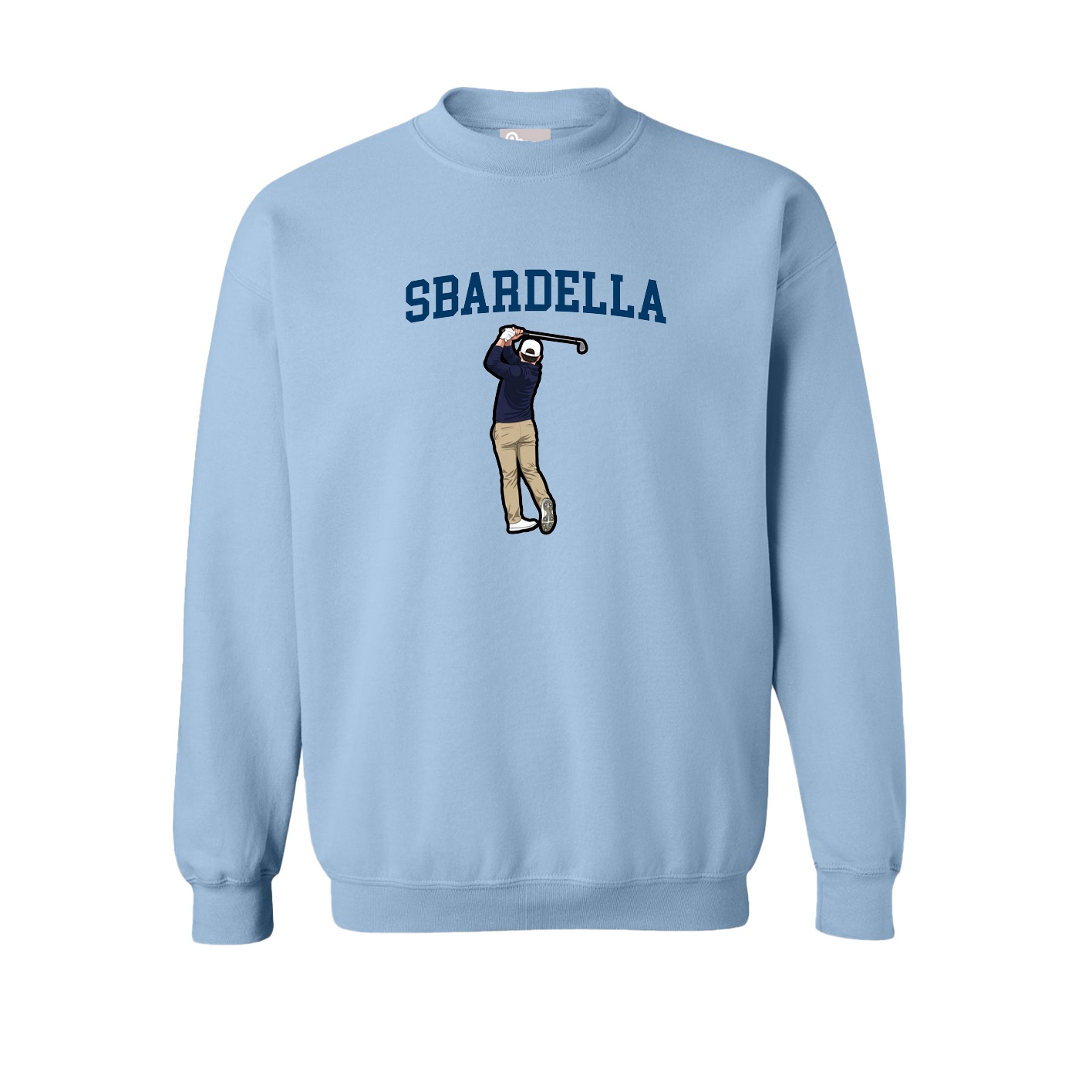 Fleece Crew — Shirsey in Light Blue
