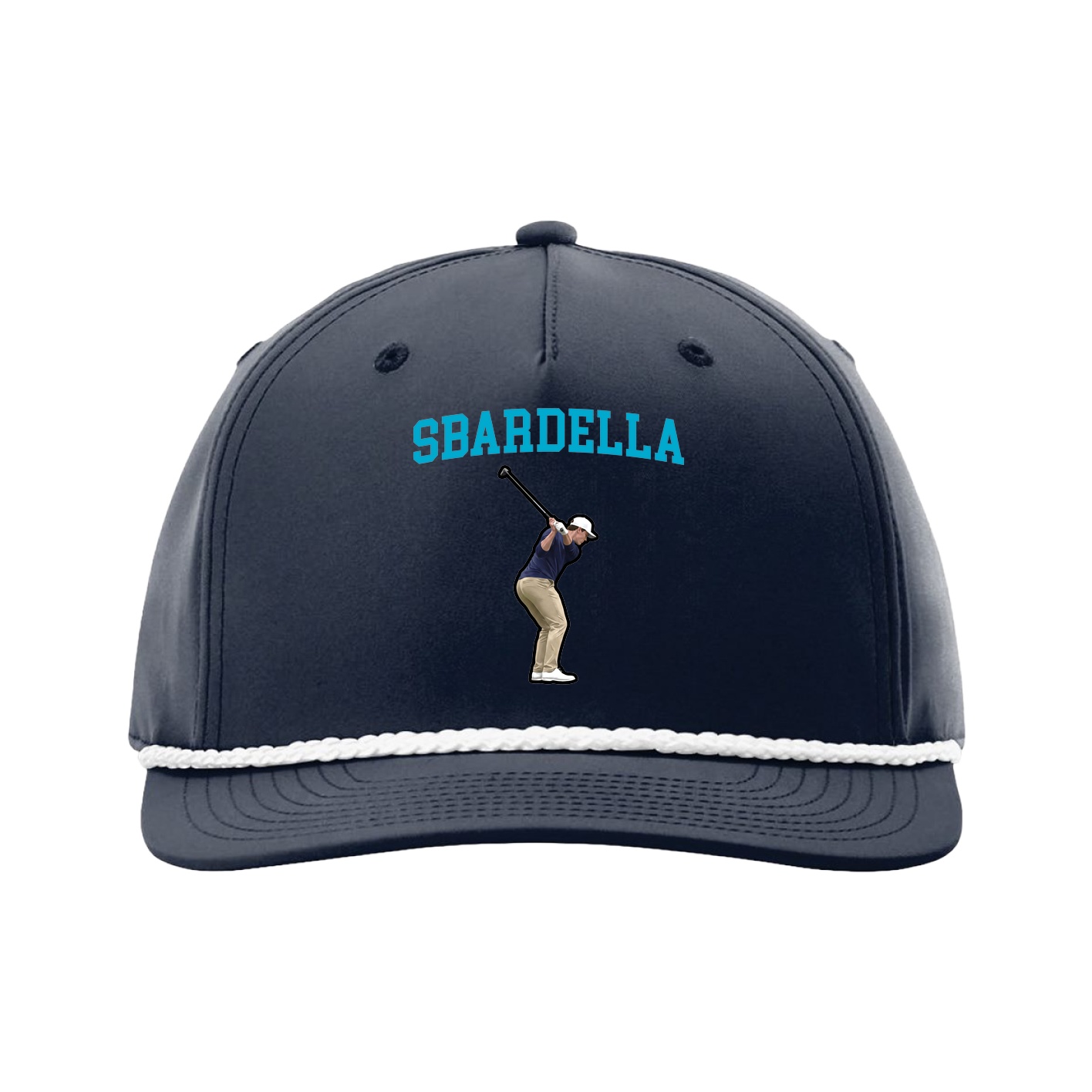 Five-Panel Classic Rope Cap — Shirsey in Navy