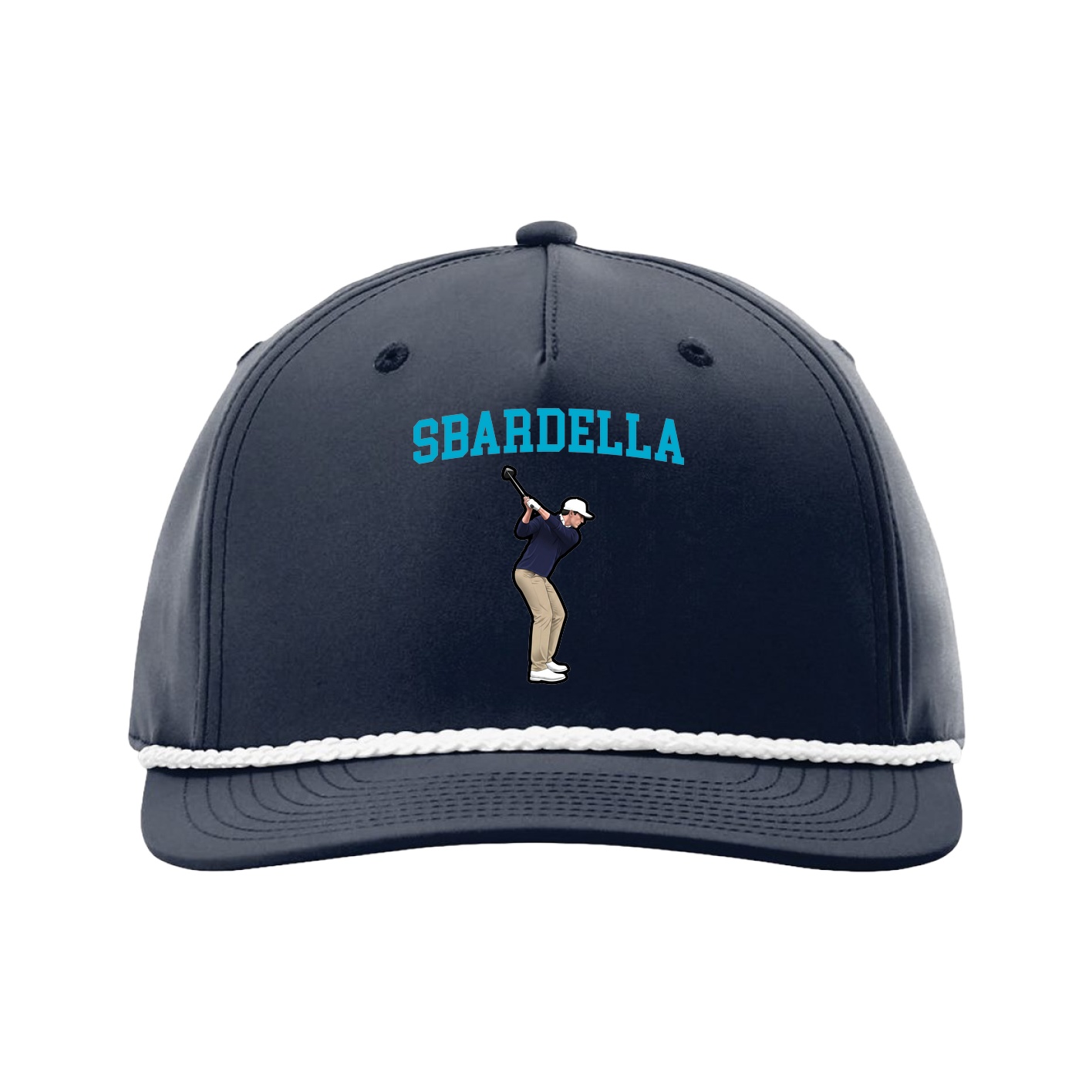 Five-Panel Classic Rope Cap — Shirsey in Navy