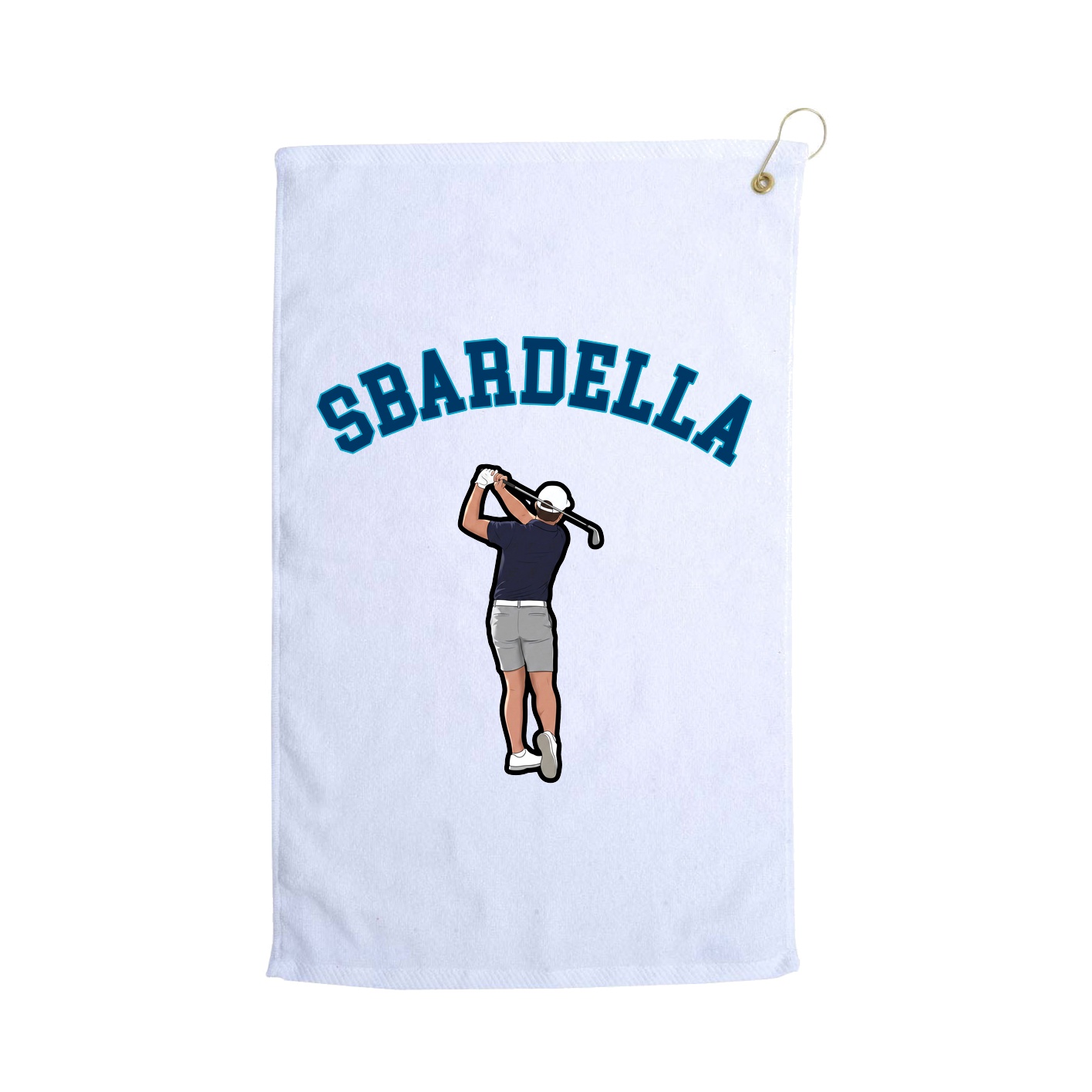 Golf Towel — Shirsey Arch in White