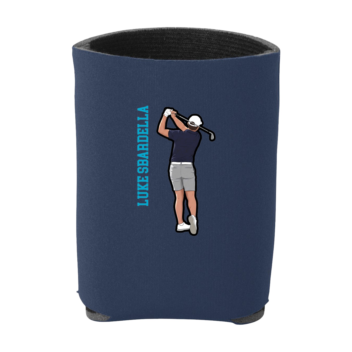 Can Holder — Name Vertical in Navy