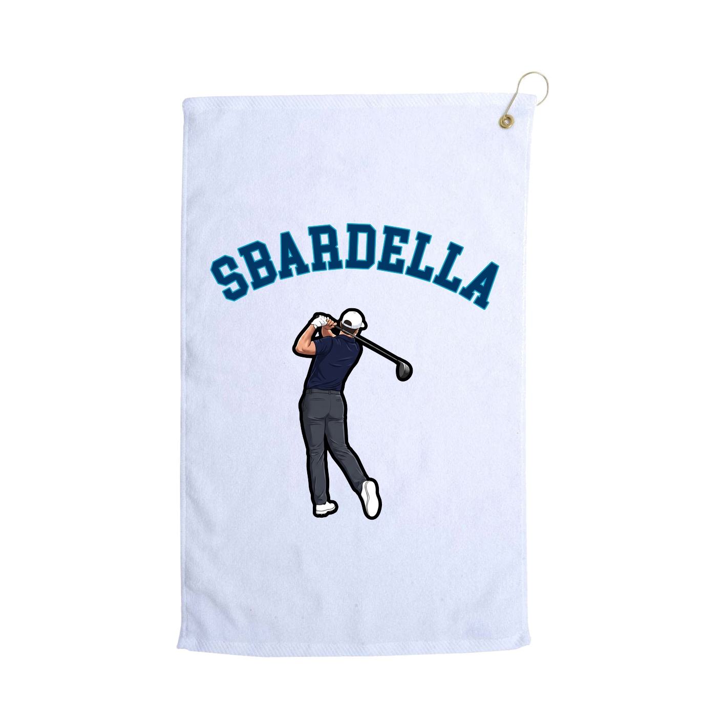 Golf Towel — Shirsey Arch in White